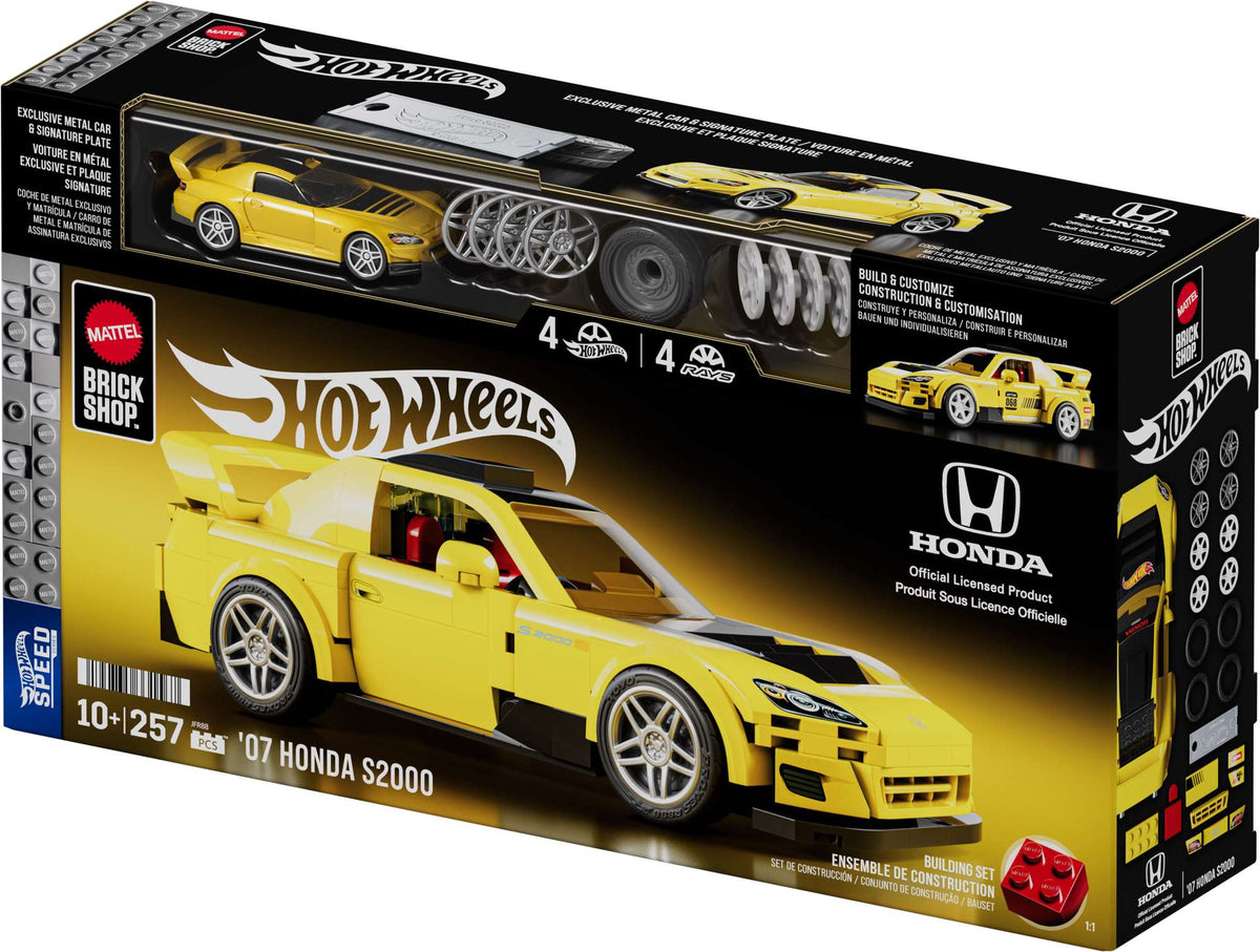07 Honda S2000 Model Kit, 1:32 Scale, 256 Pieces