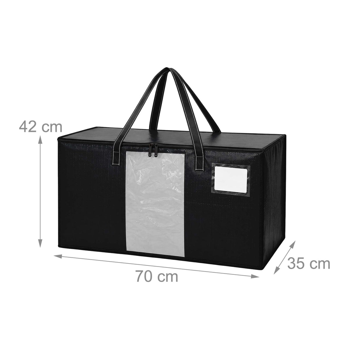 100L Black Storage Bags, Set of 4 – Waterproof, XXL Size