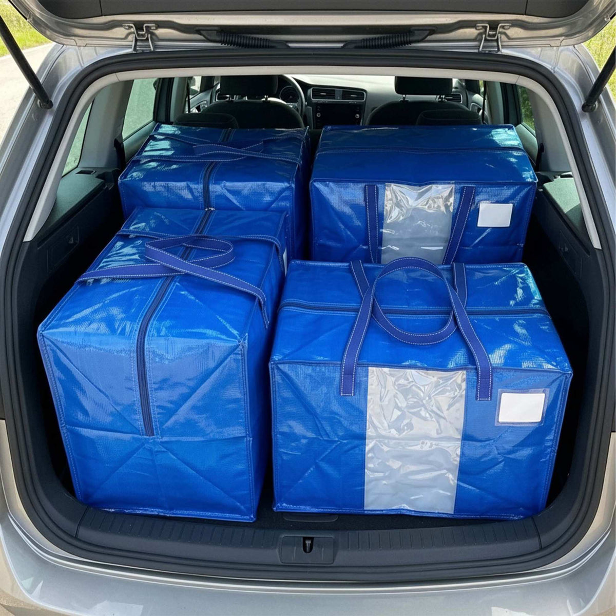 100L Blue Storage Bags, Set of 4 – Waterproof, XXL Size