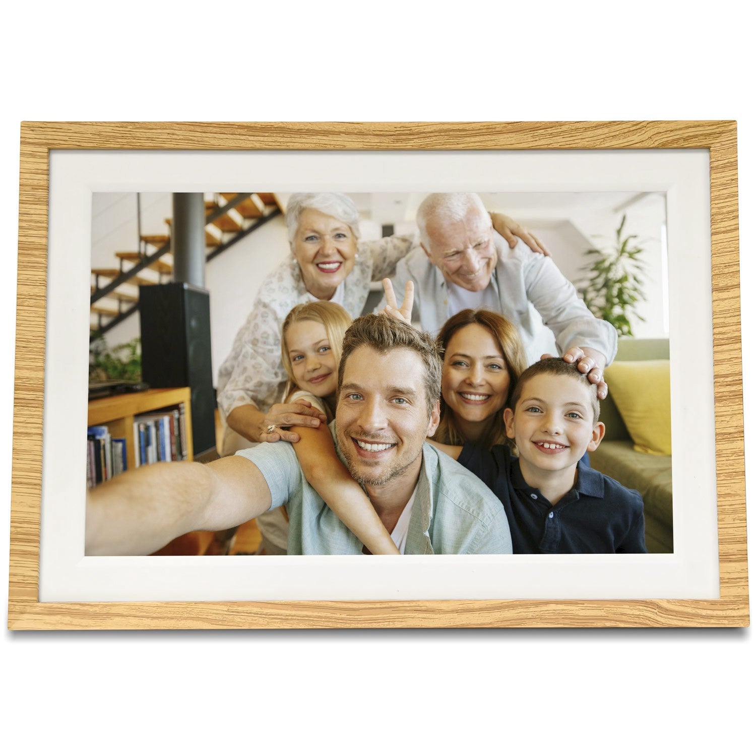 10.1" Digital Wi-Fi Photo Frame, 3 Interchangeable Frames