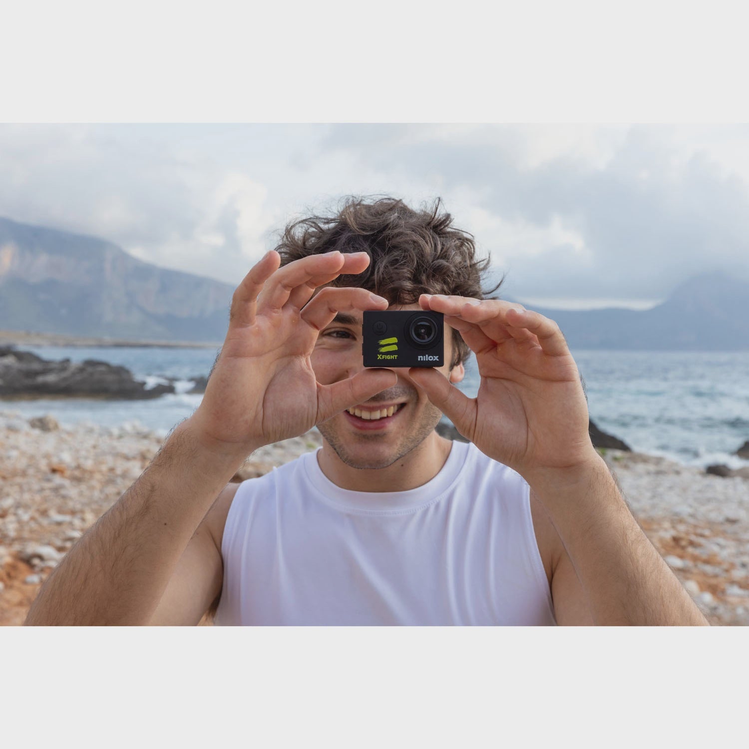 1080p Action Camera, Waterproof, Wi-Fi, 12MP Photos