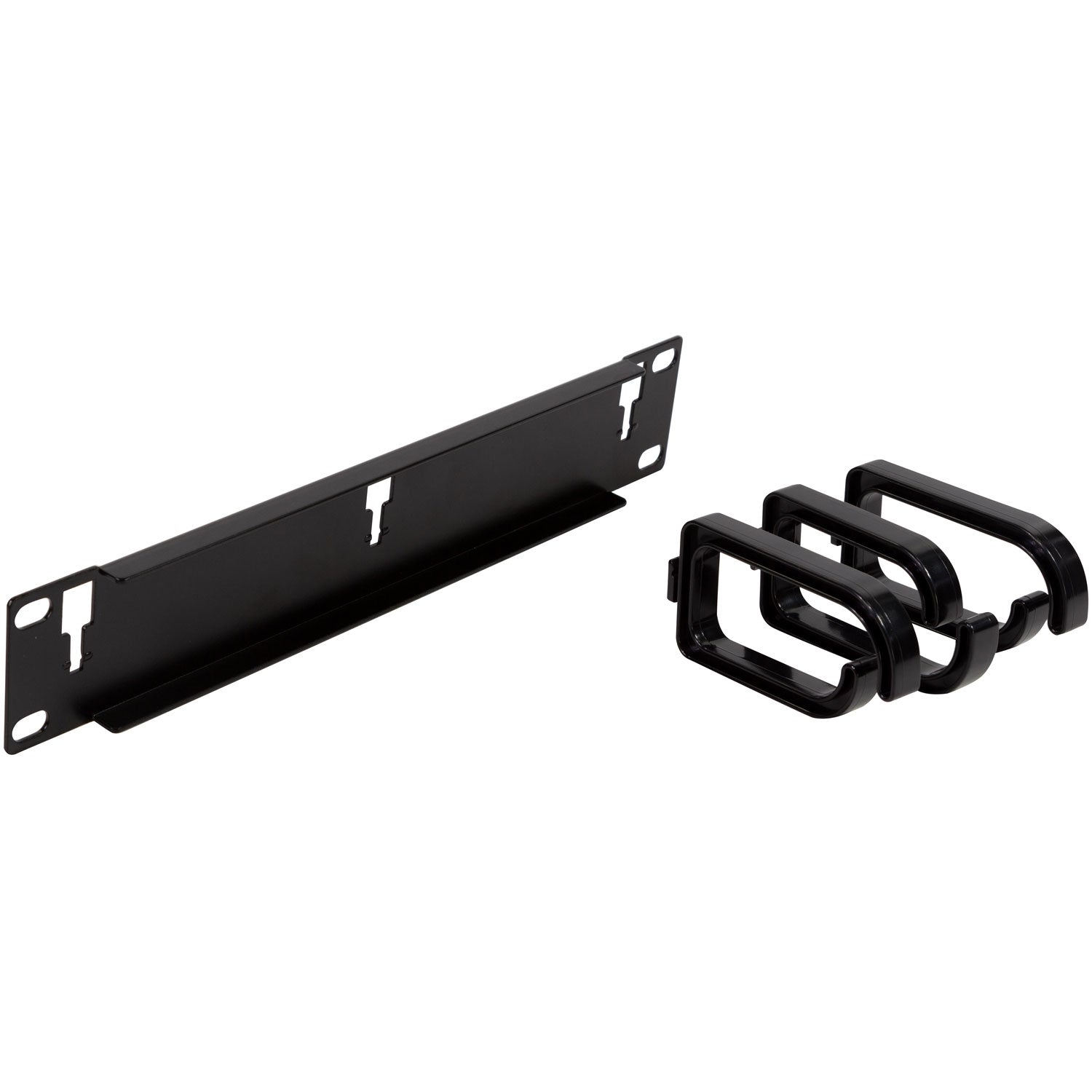 10" cable panel with 3 brackets U1 Black