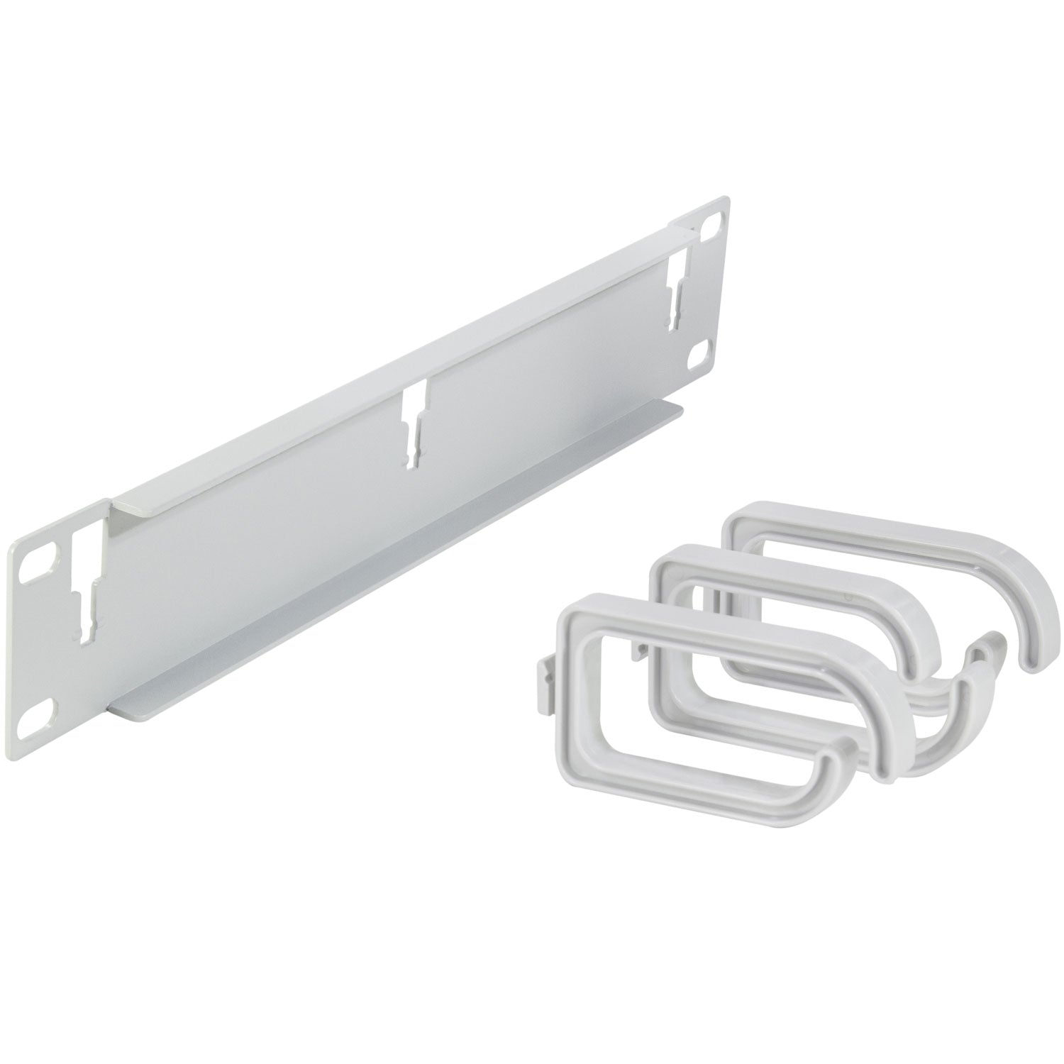 10" cable panel with 3 brackets U1 Grey