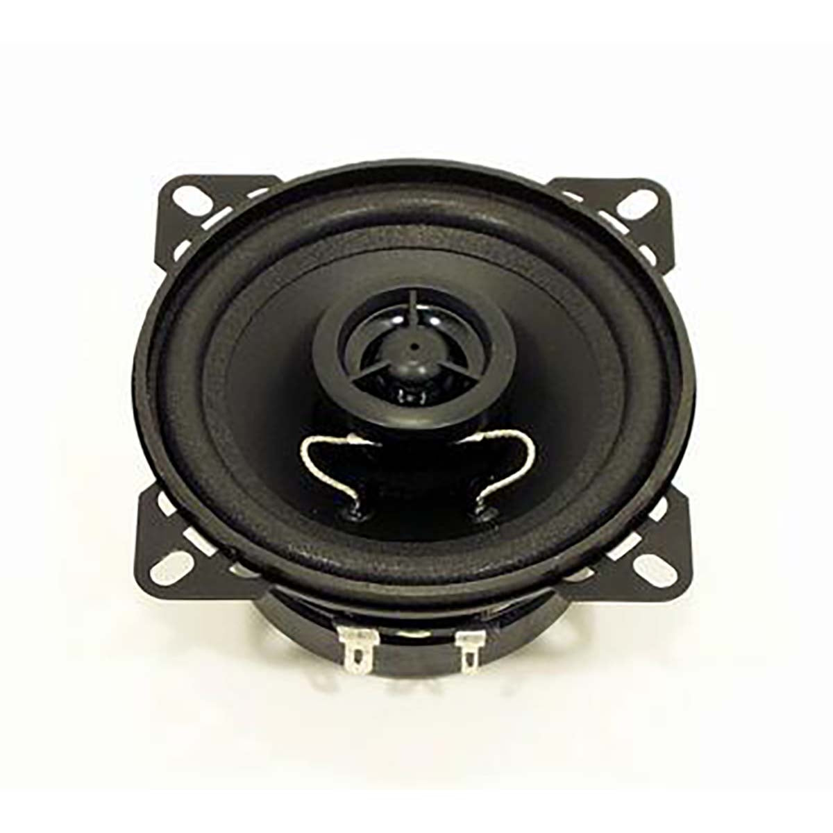 10 cm (4") 2-way coaxial speaker with standard basket and piezoelectric tweeter