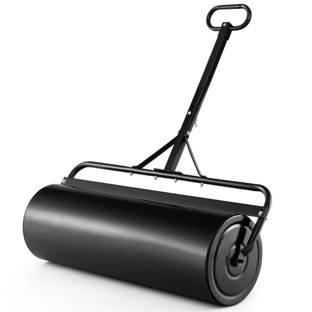 113L Fillable Push-Tow Lawn Roller, Powder-Coated Metal