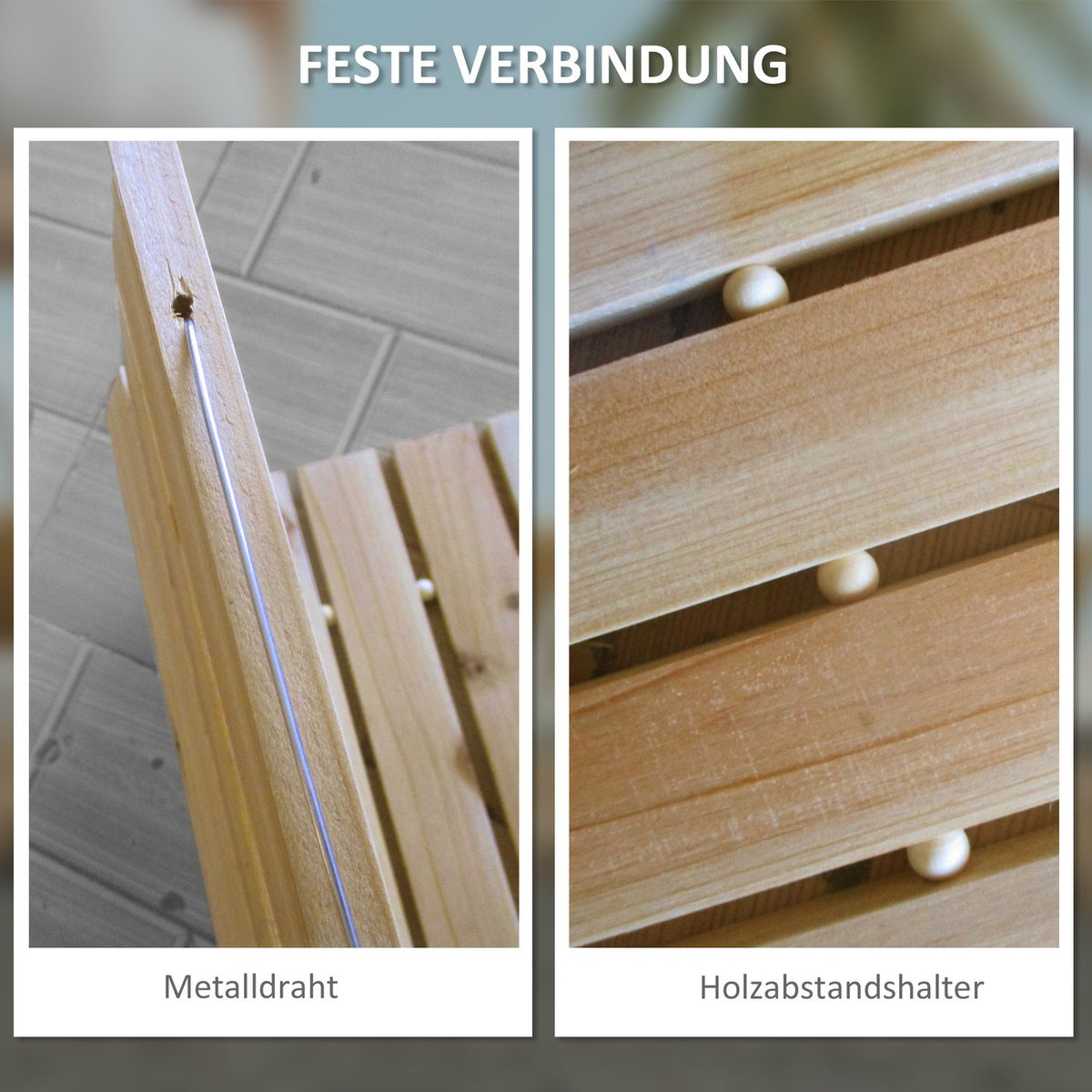 120 Cm Garden Path, Roller Path, Weatherproof Garden Step, Decorative Wooden Step Made Of Fir Wood, For Garden, Balcony, Nature