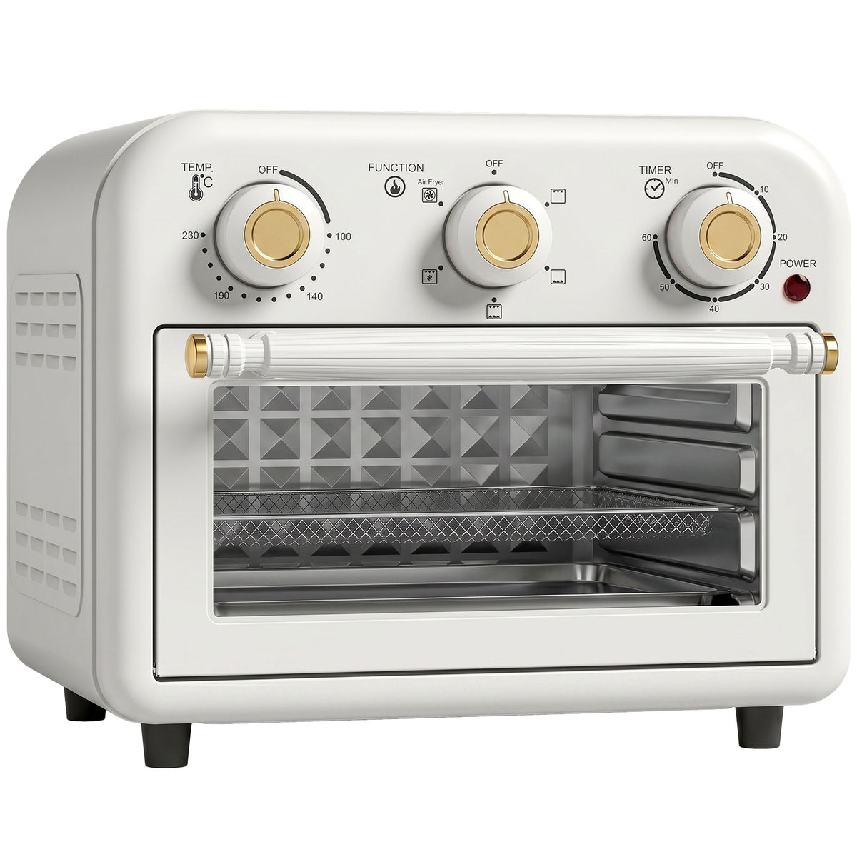 12L Air Fryer Oven, 5 Programs, Dishwasher Safe, 1200W