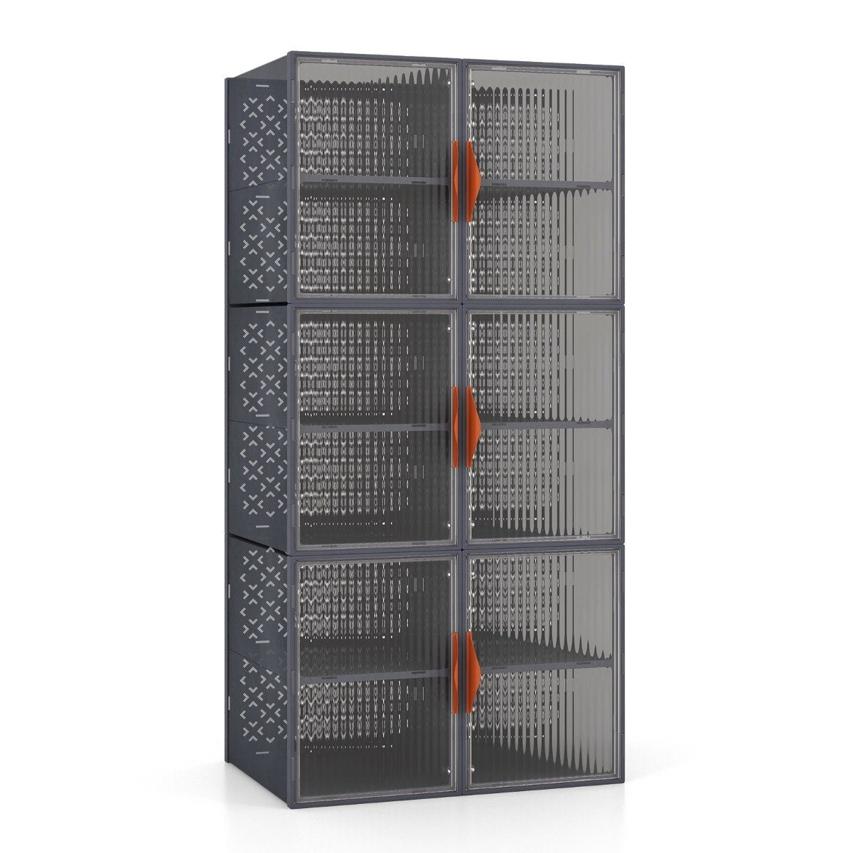 12 Plastic Storage Containers with Lids Stackable & Transparent PP Storage Boxes
