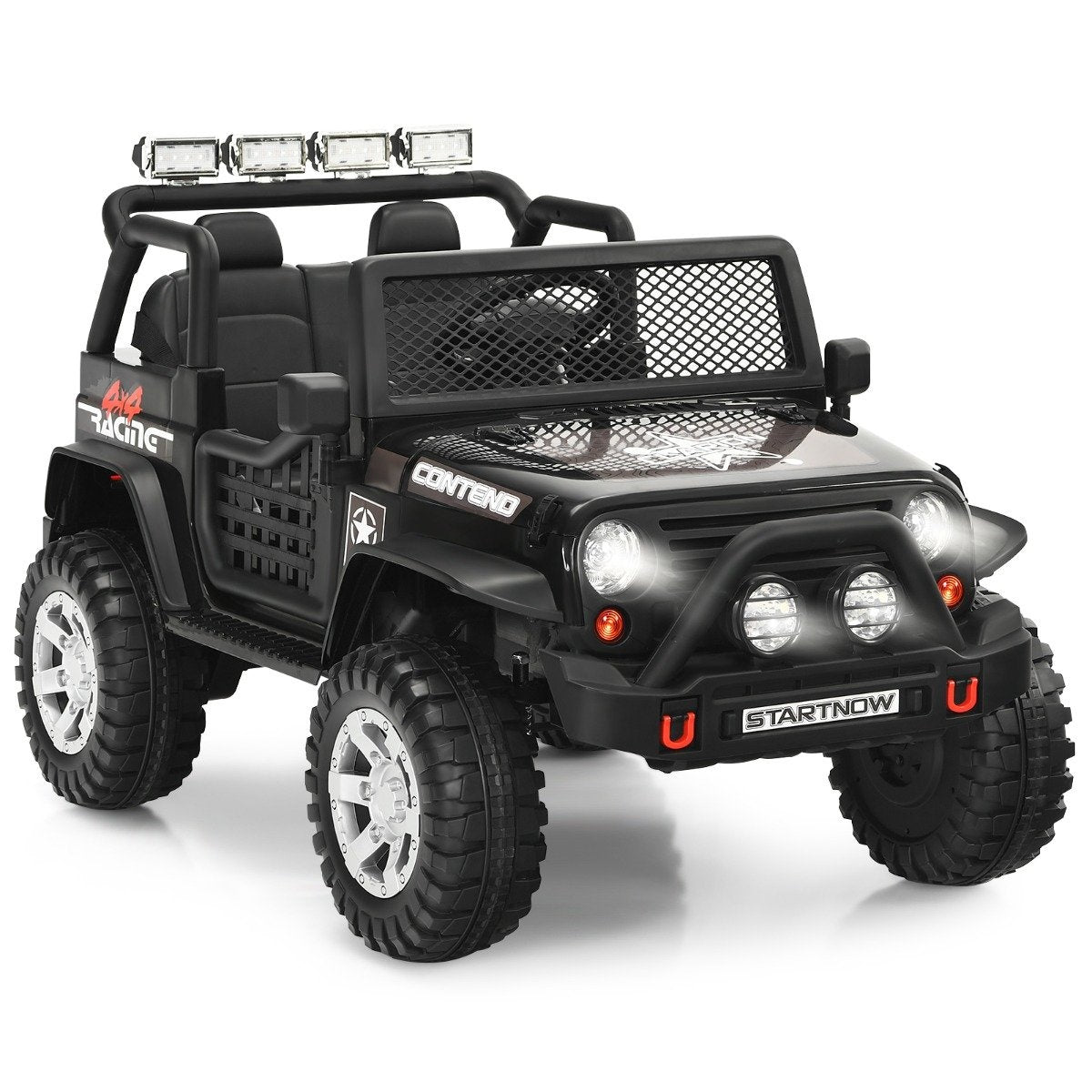 12V children's electric car with remote control & Light & Music Electric Children's Vehicle Black