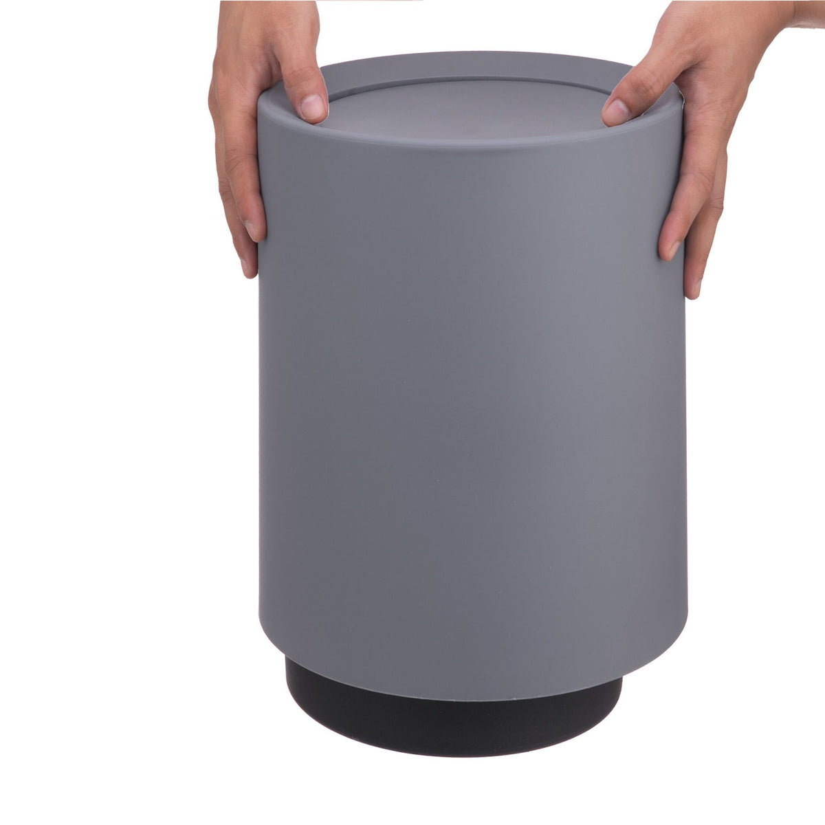 13L Swing-Lid Plastic Bin – Bathroom/Kitchen Use
