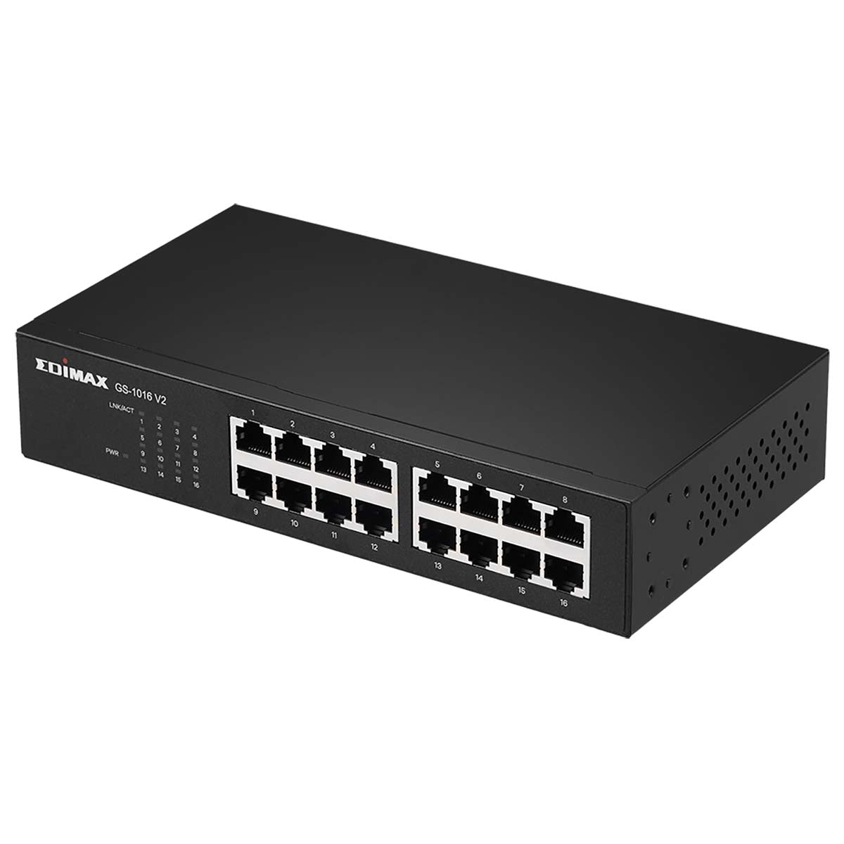 16-Port Gigabit Switch Black