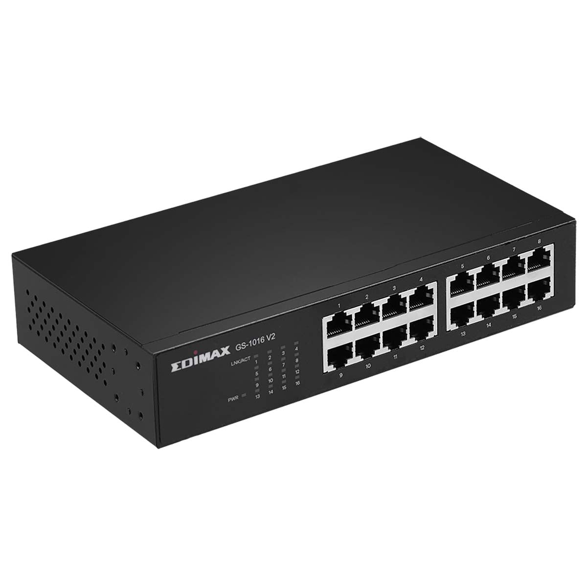 16-Port Gigabit Switch Black