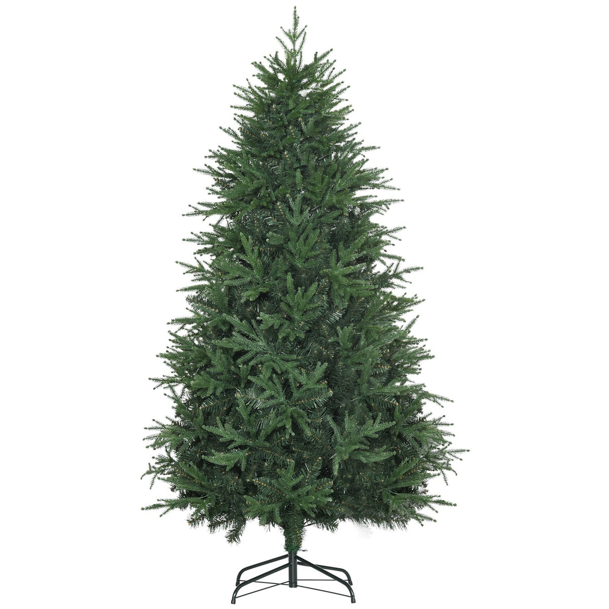 180 Cm Artificial Christmas Tree, Lifelike Dense Branches, Artificial Fir Tree With 4030 Branch Tips, Realistic Look, Green