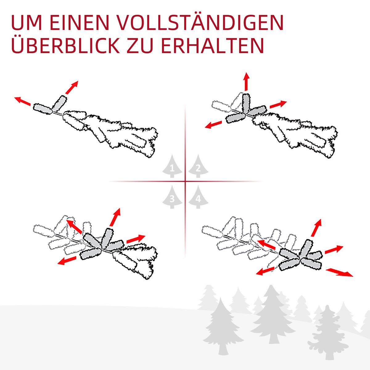 1.8m Artificial Christmas Garland with LED Lights