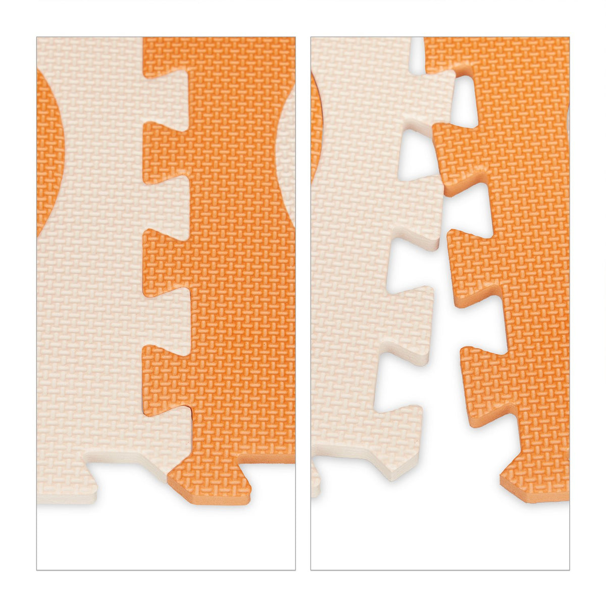 18-piece puzzle mat heart