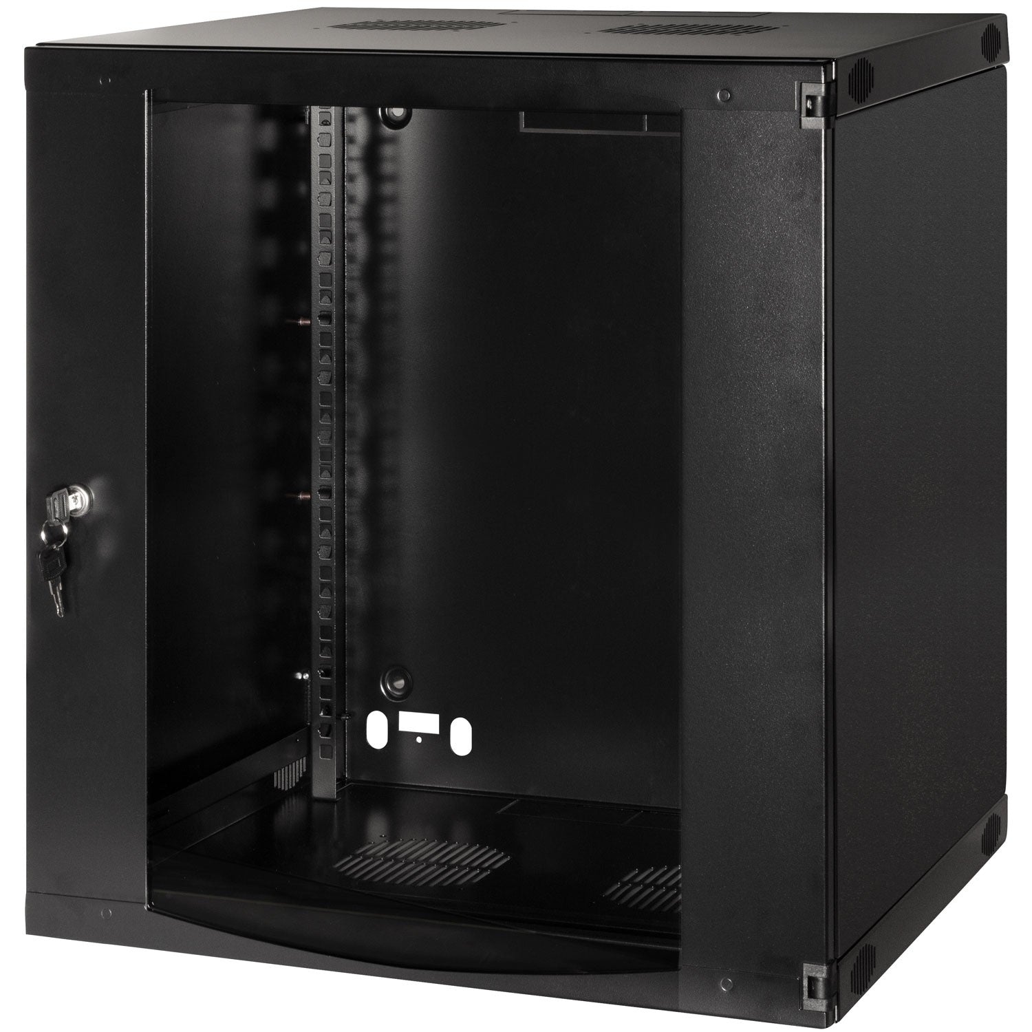 19" Wall cabinet/server cabinet U12 540 x 450 x 595 mm Unassembled Black