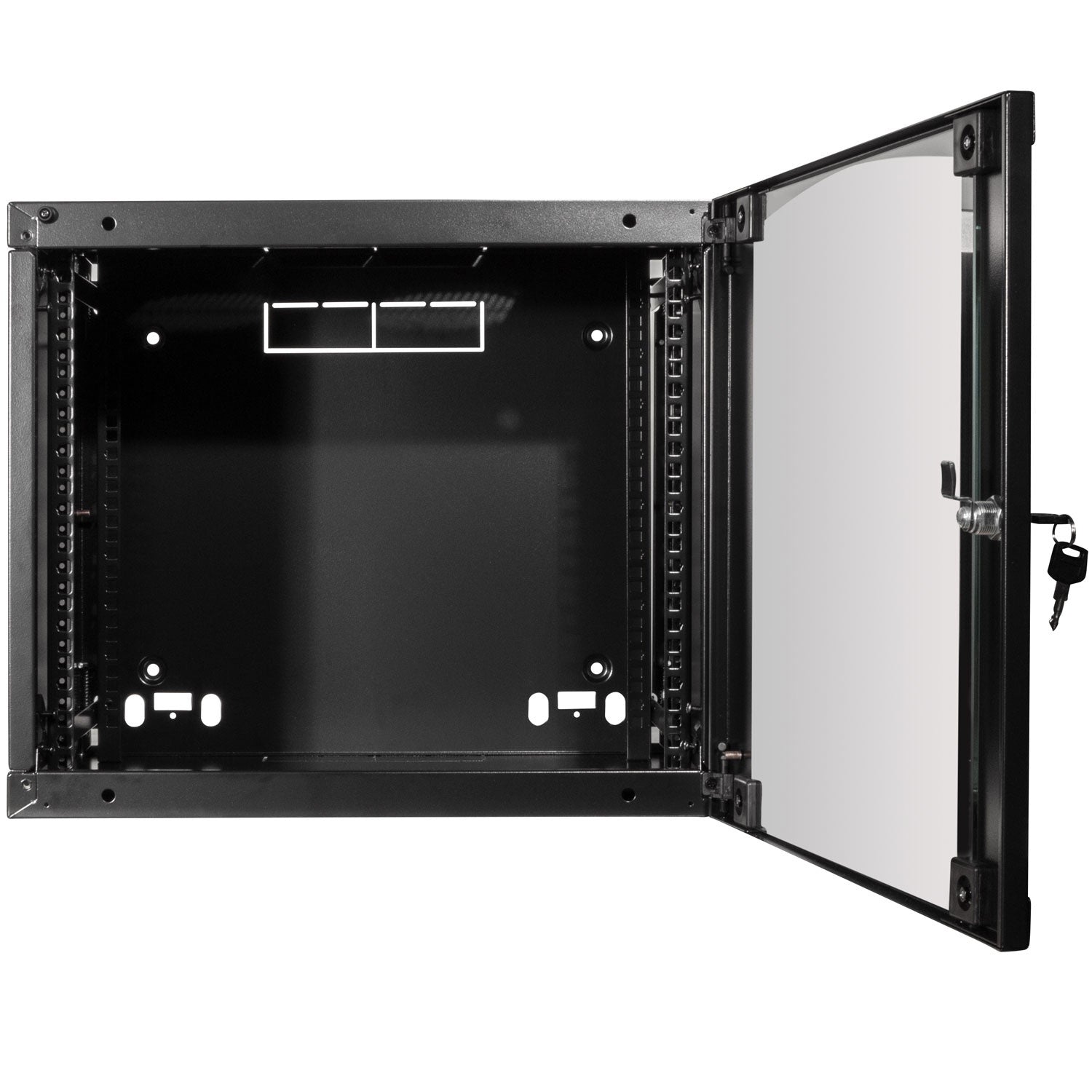 19" Wall cabinet/server cabinet U6 540 x 450 x 330 mm Unassembled Black