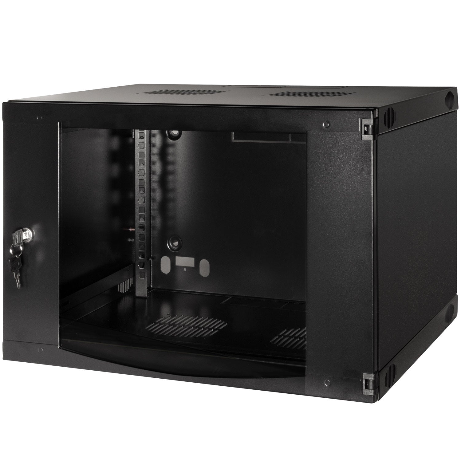 19" Wall cabinet/server cabinet U6 540 x 450 x 330 mm Unassembled Black
