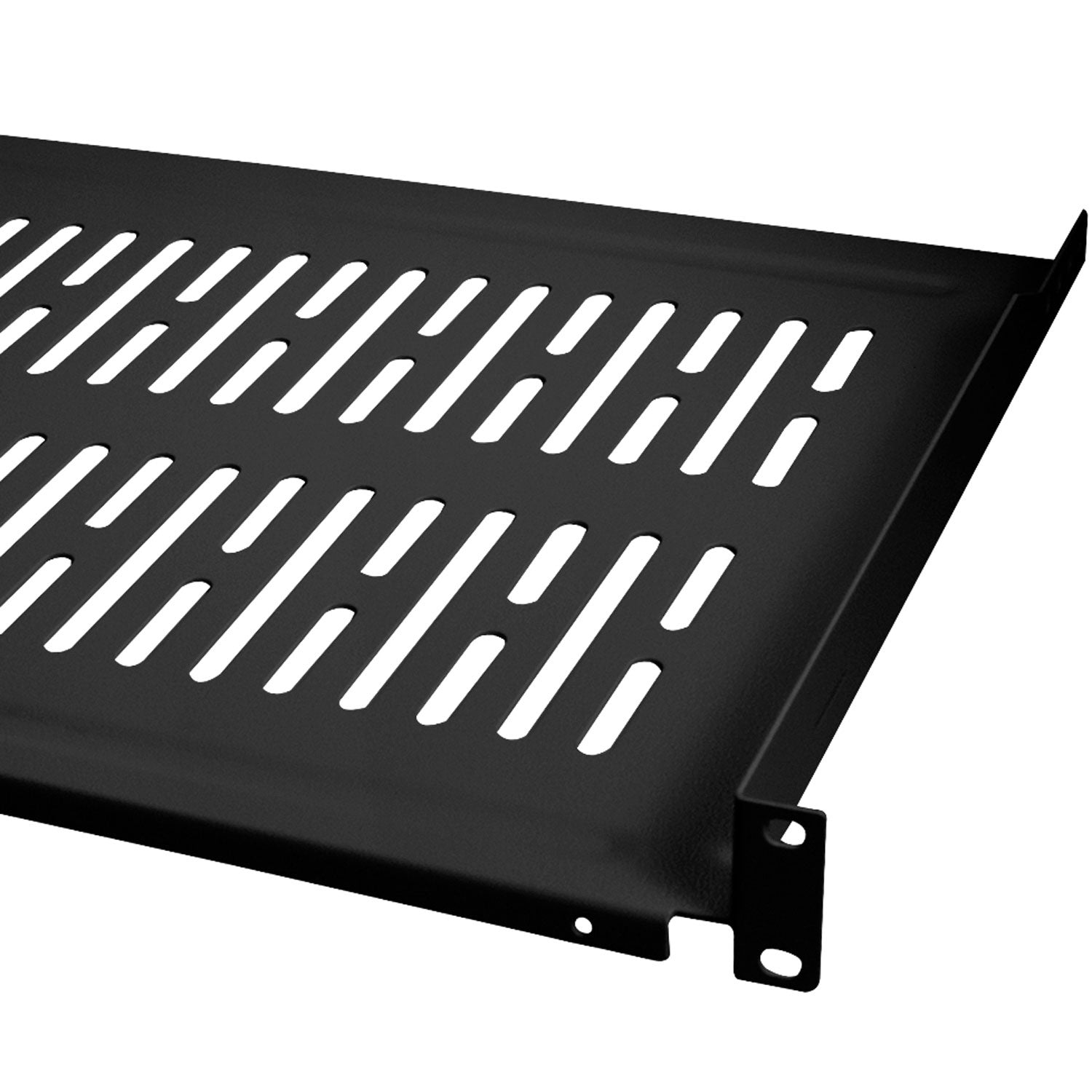 19" shelf 1U 440 x 350 mm max 10 kg Black