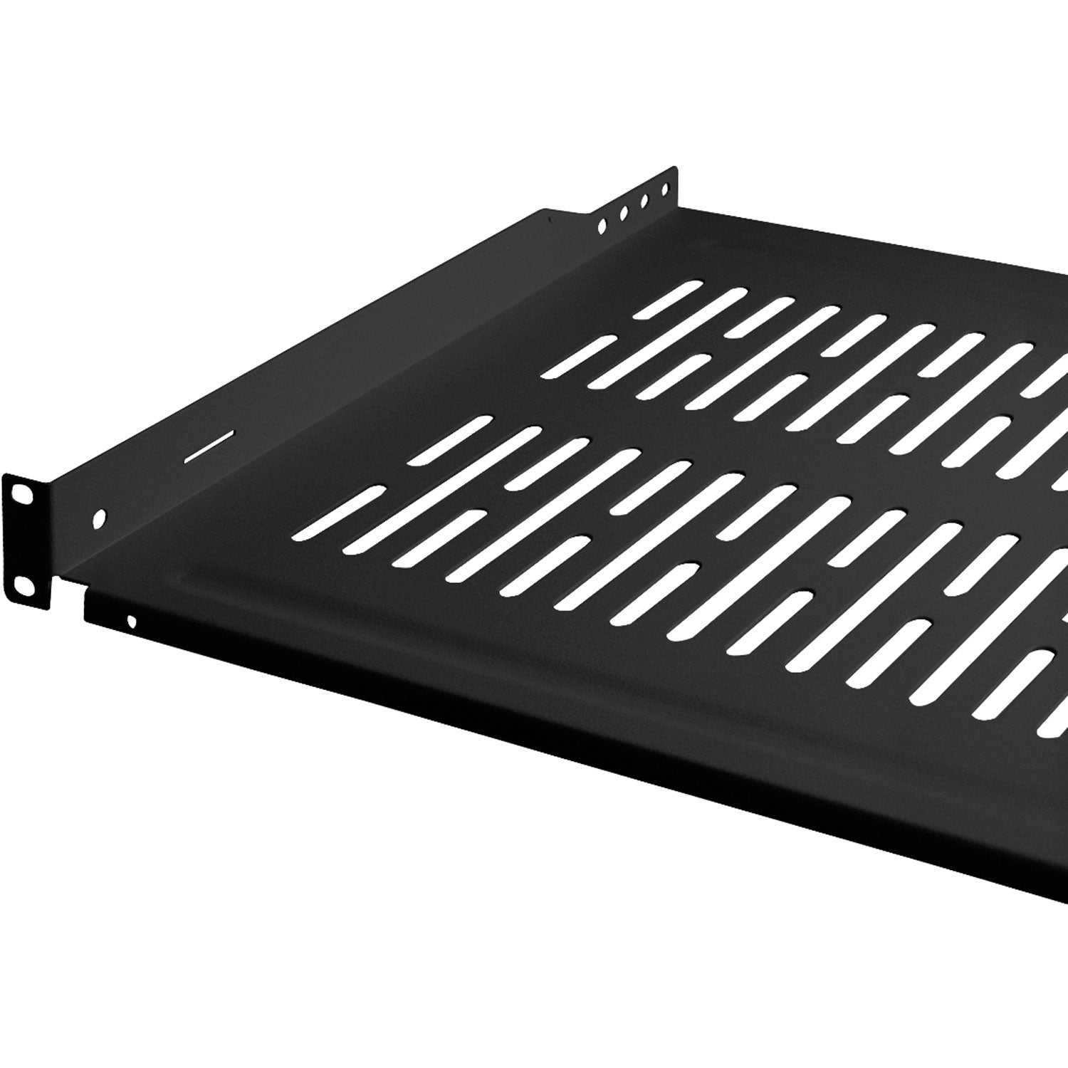 19" shelf 1U 440 x 350 mm max 10 kg Black