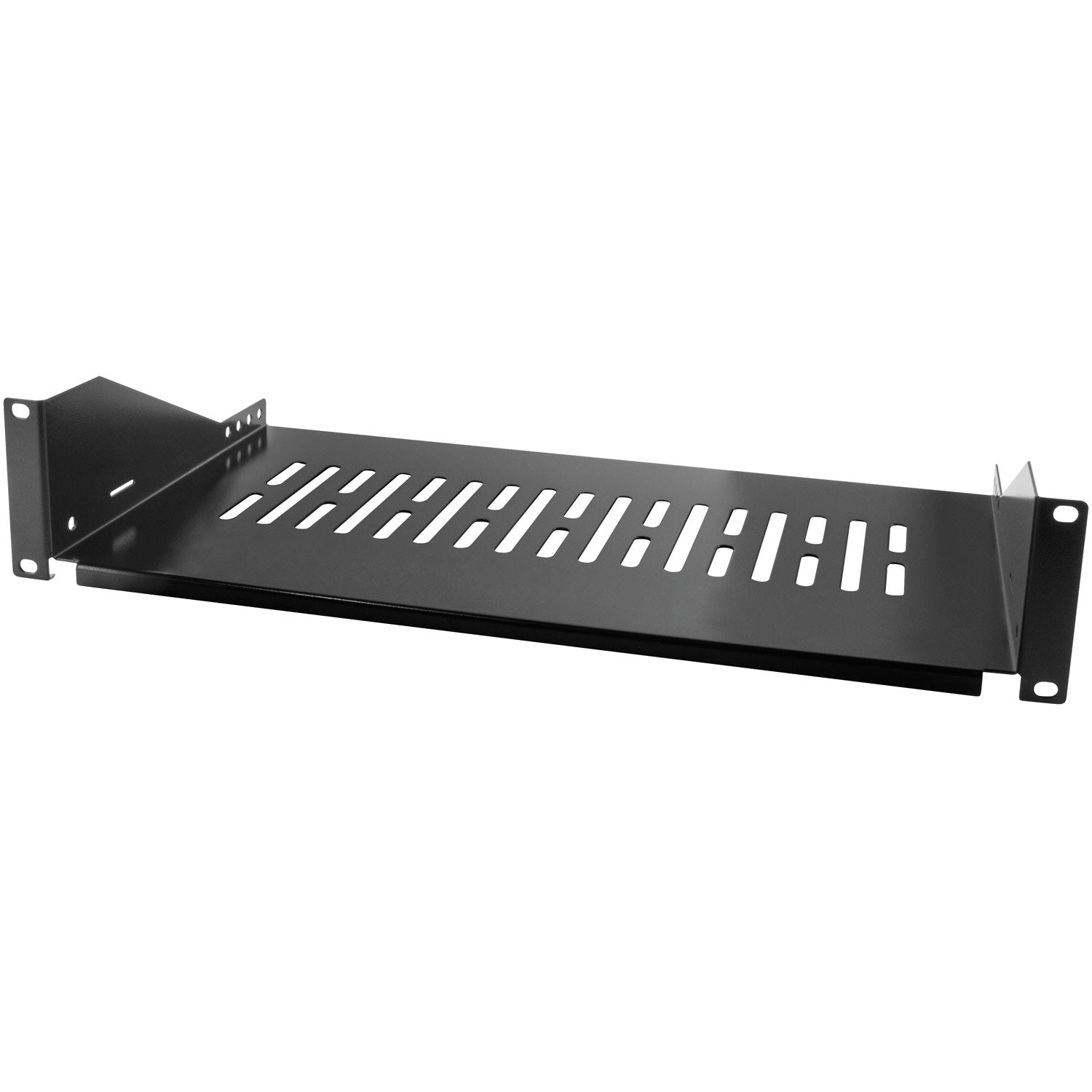 19" shelf 2U 440 x 250 mm max 25 kg Black