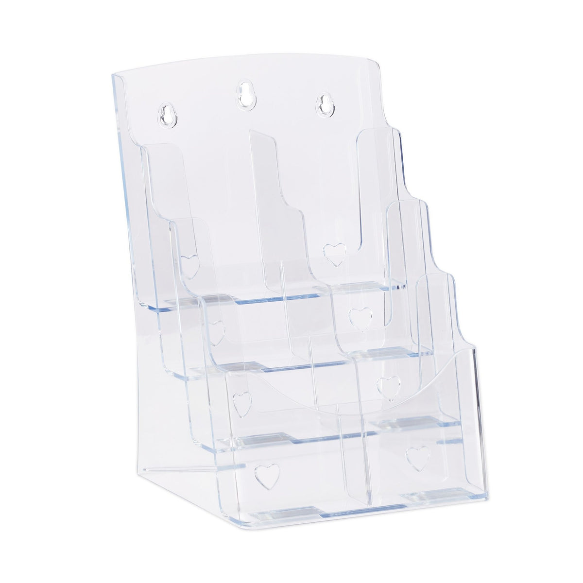 1 pc. Prospectus holder DIN A4 4 tier