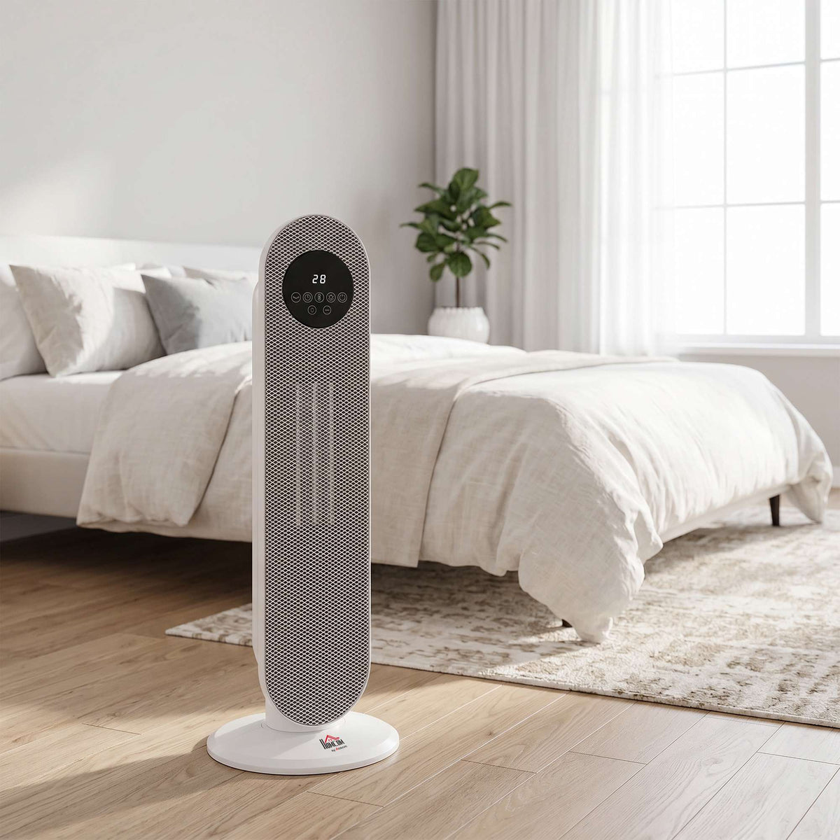 2000W Ceramic Heater with Remote, Oscillation, Timer