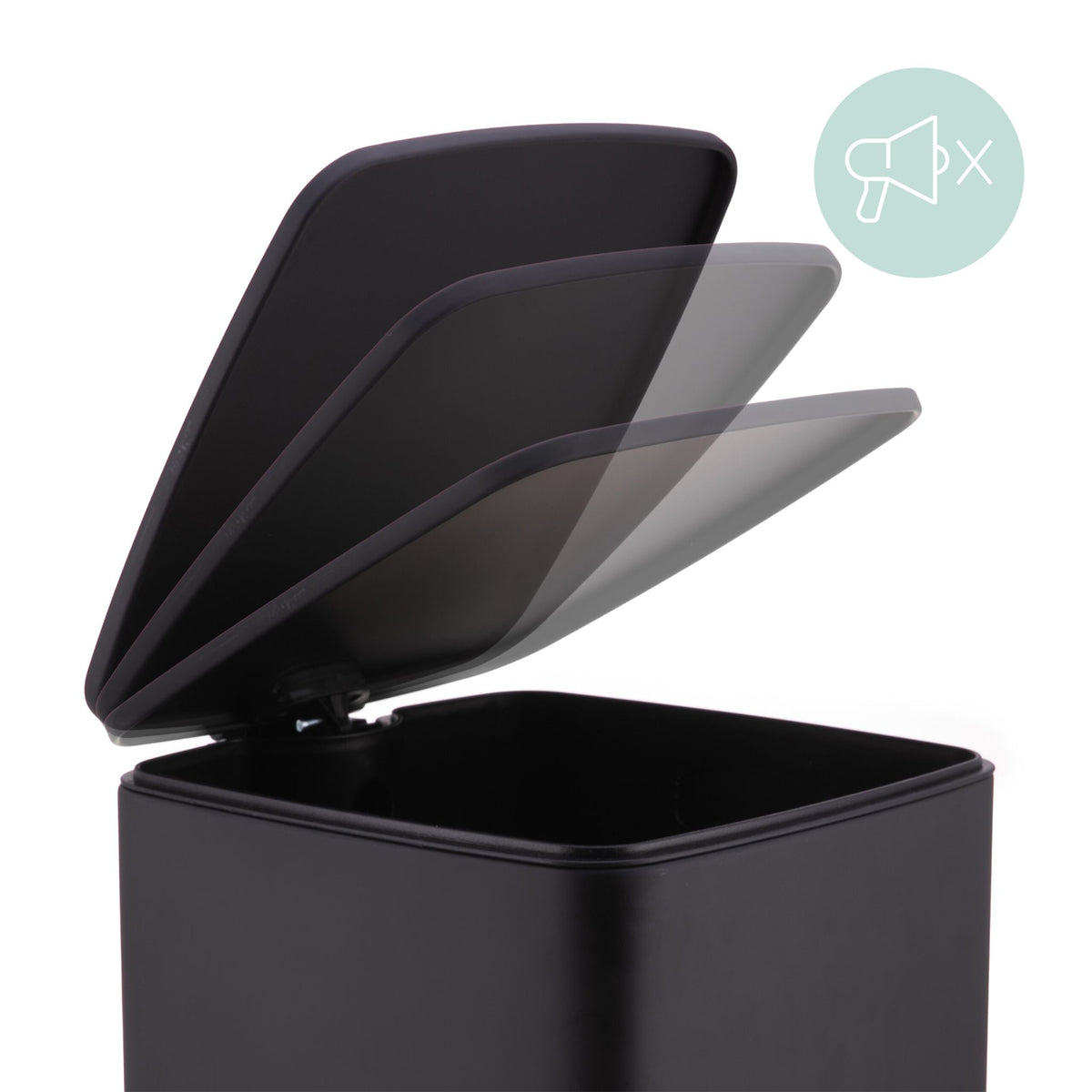 20L Kitchen Pedal Bin with Soft-Close Lid