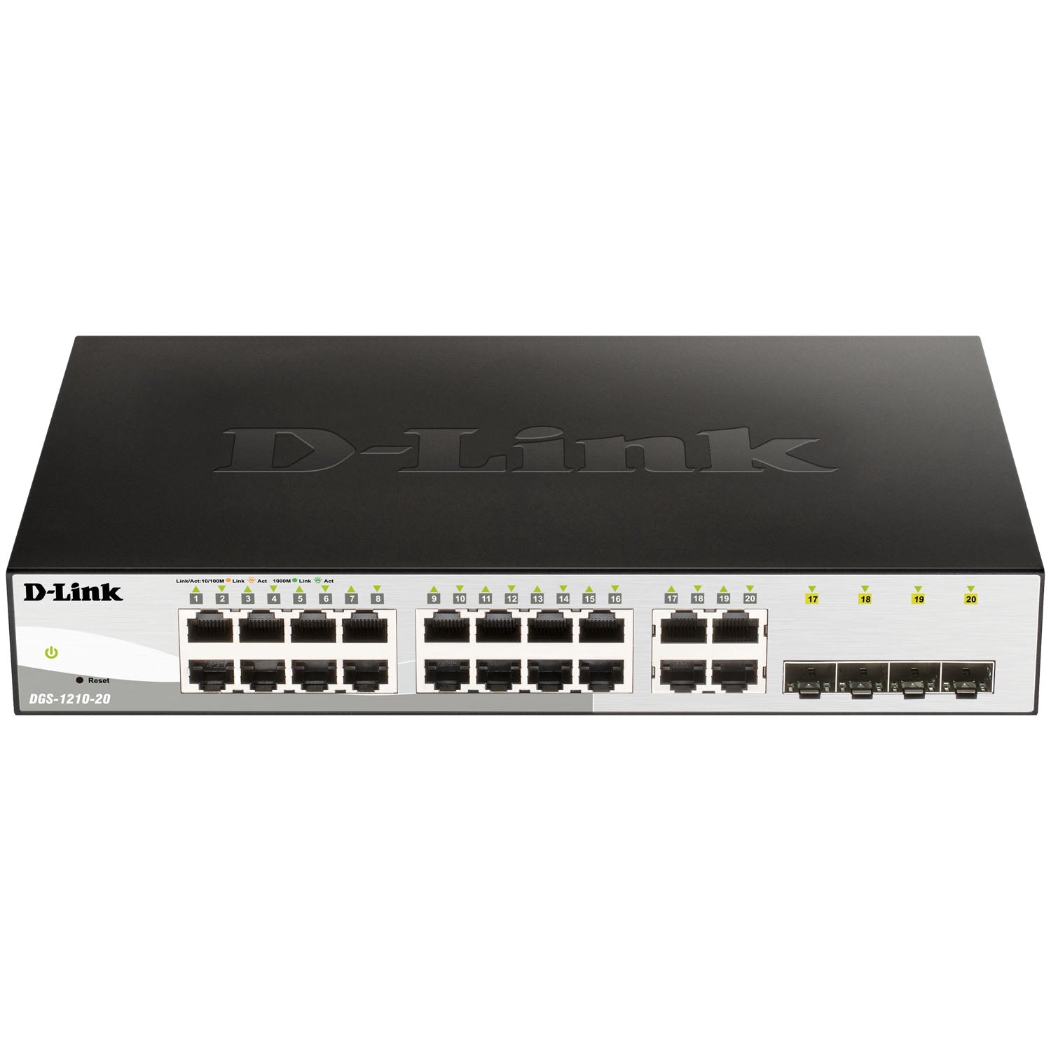20-Port Gigabit Smart Managed Switch, Fanless