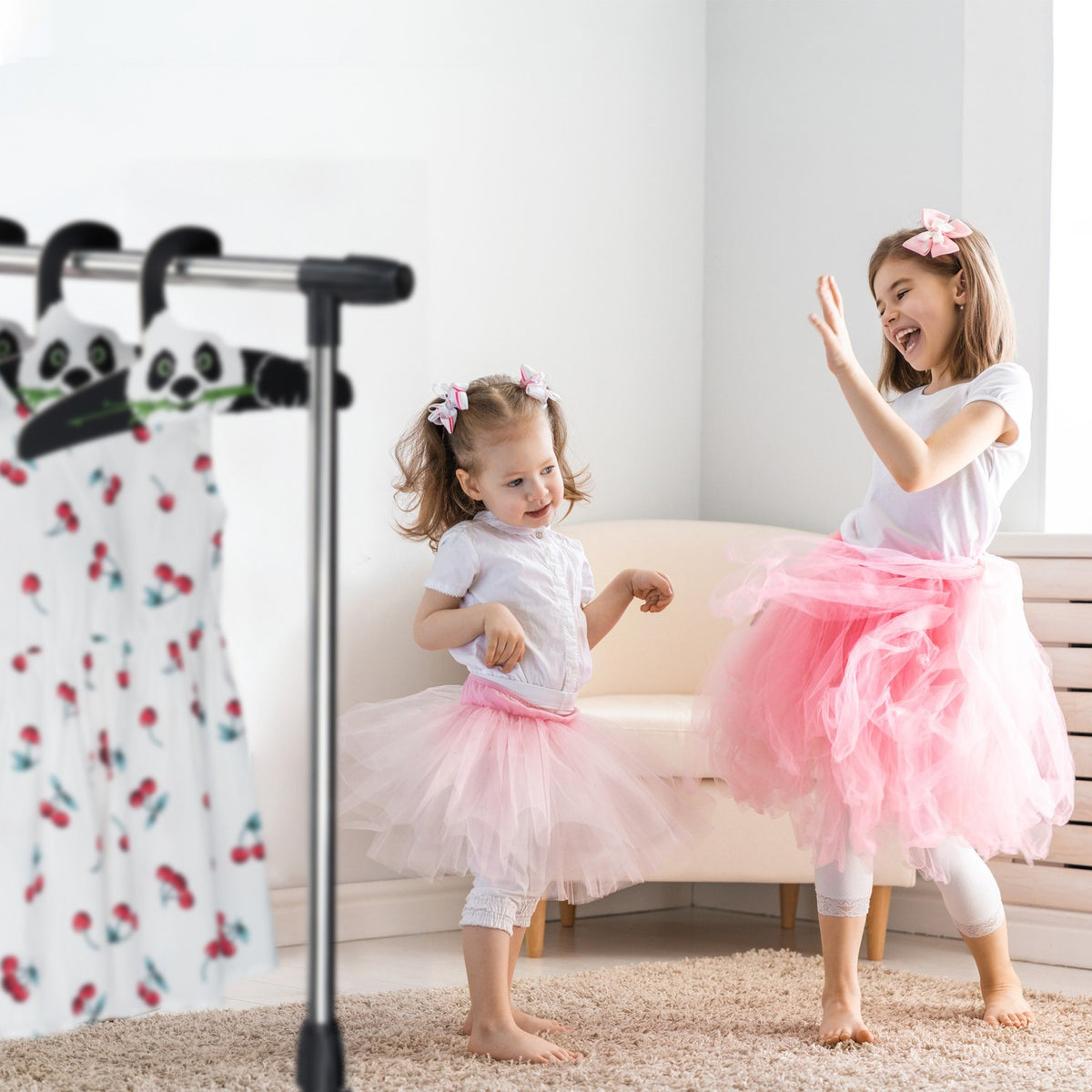 20x Children's Coat Hangers Panda