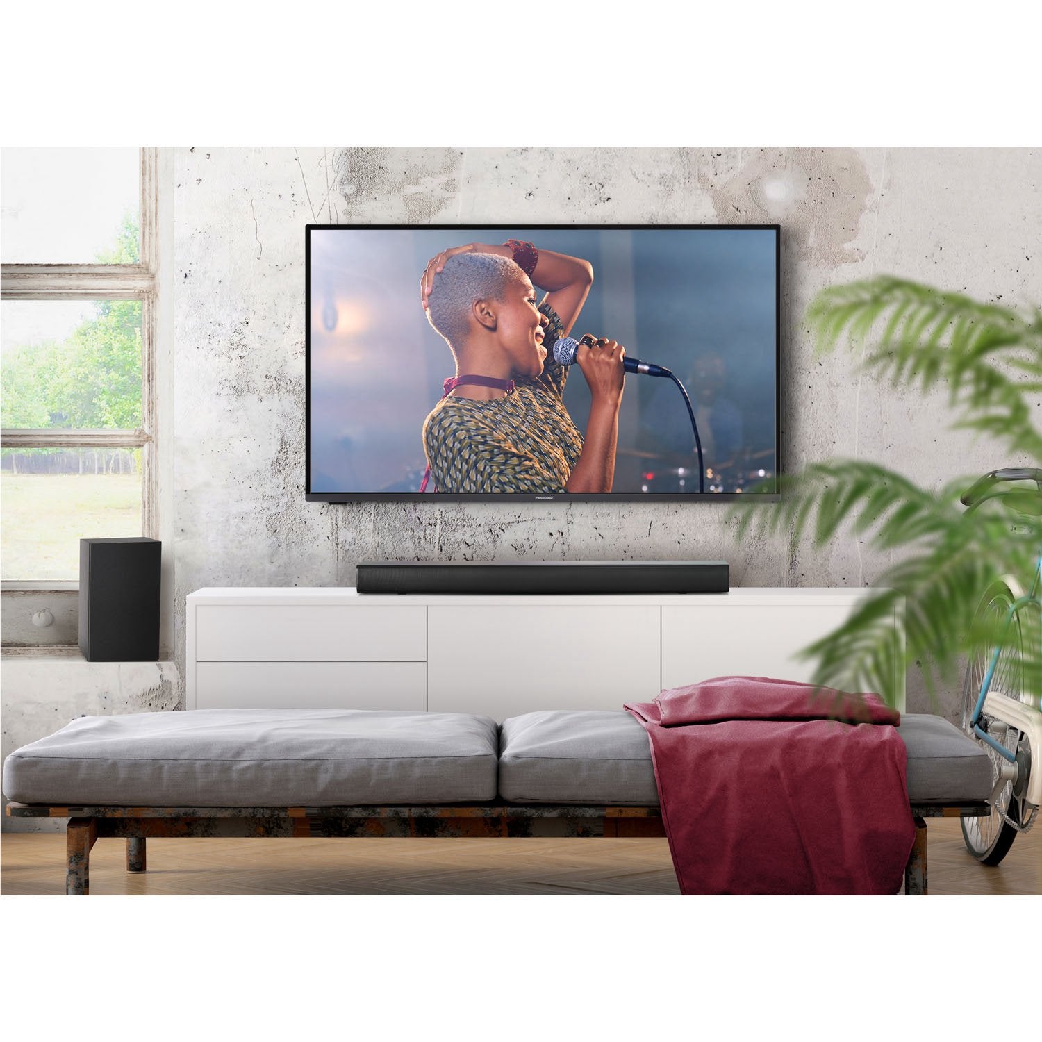 2.1 Soundbar System, 100W, Wireless Subwoofer, Bluetooth