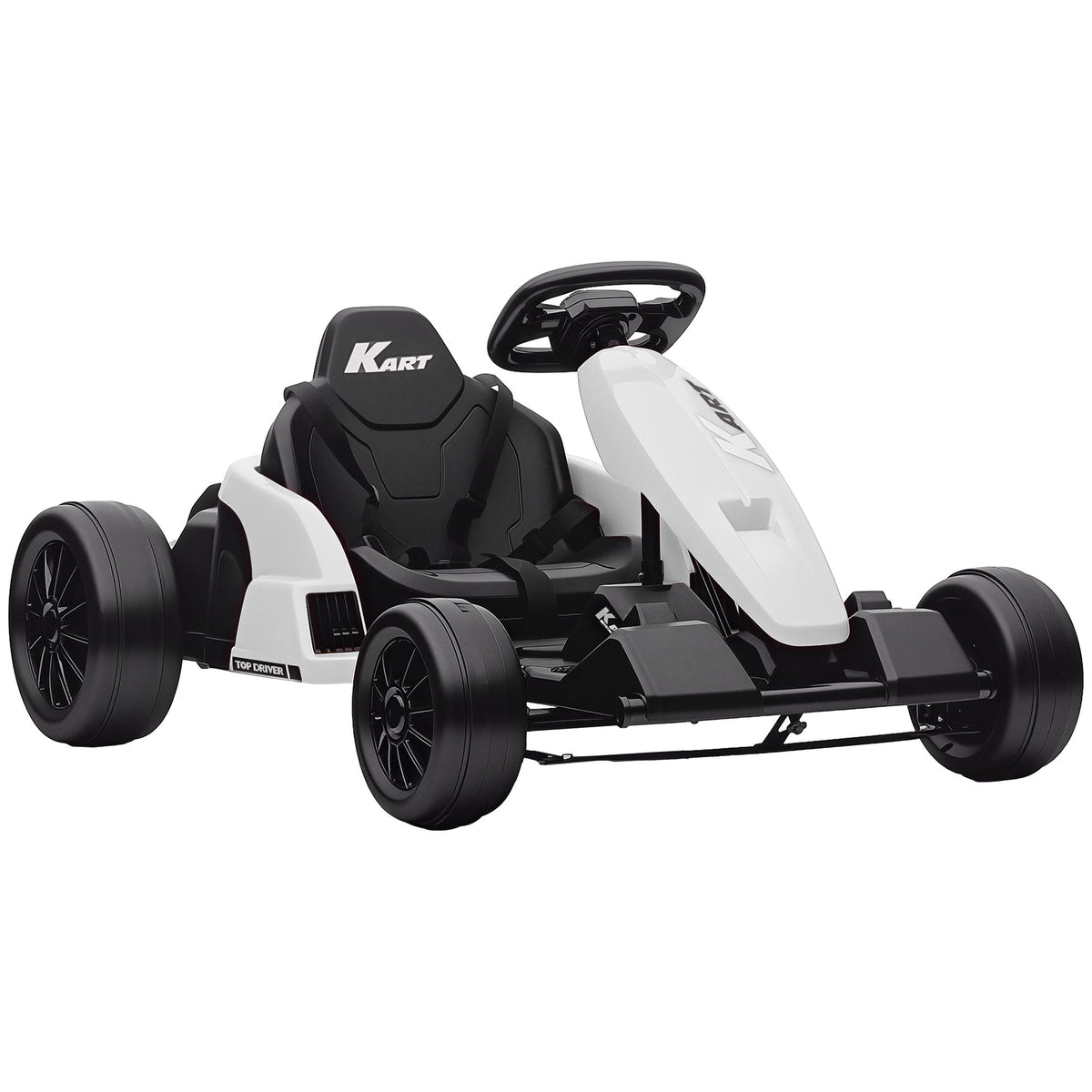24V Electric Kids Go-Kart with Drift Function, Adjustable Seat