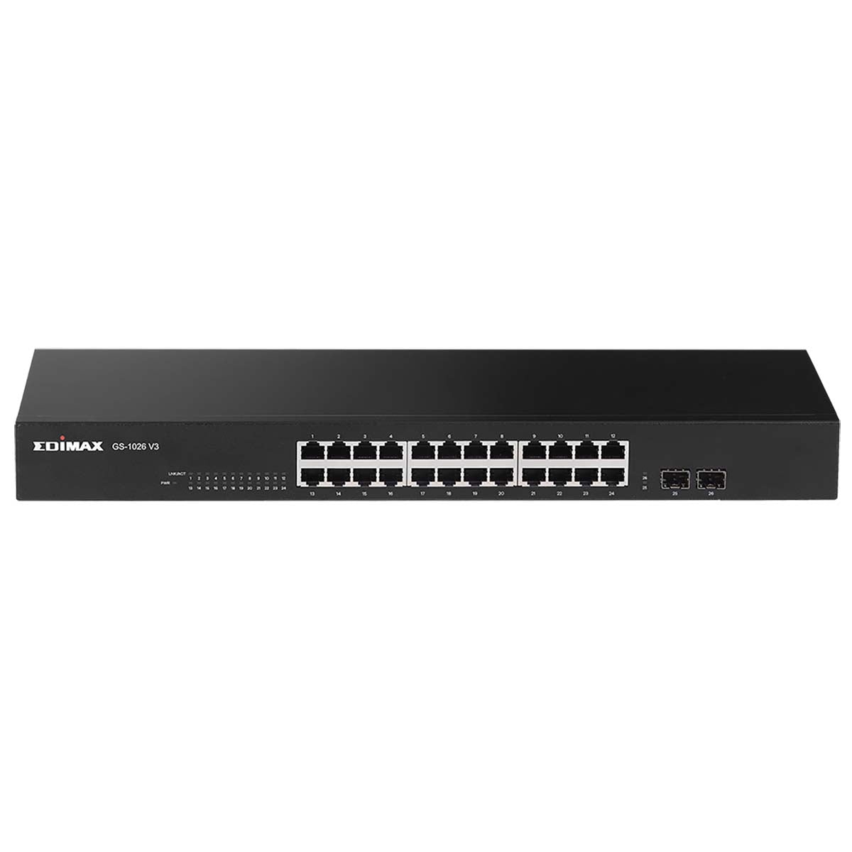 26-Port Gigabit Switch with 2 SFP Ports