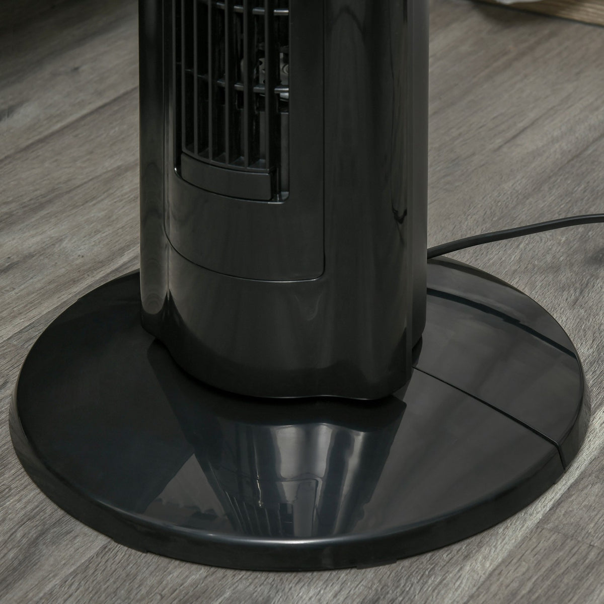 2-In-1 Tower Fan Stand Fan With Remote Control, Ionizer, Timer, 3 Levels, 60° Oscillation, 60W, Black