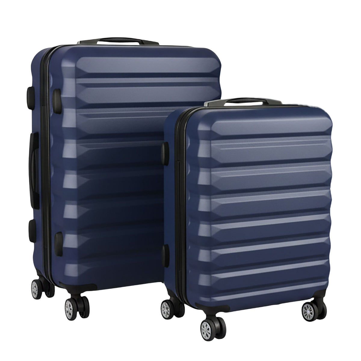 2-Piece Hard-Shell Luggage Set with Wheels