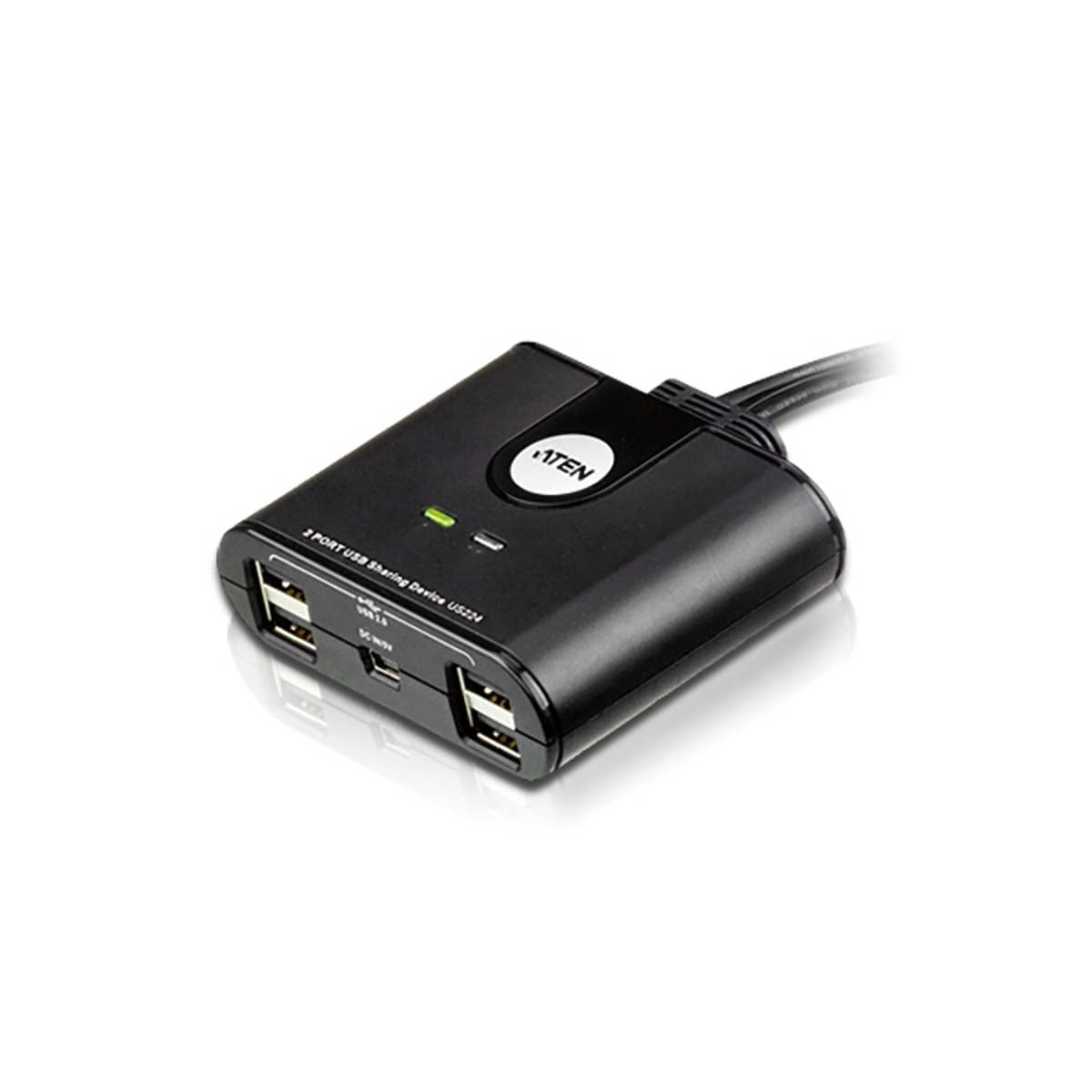 2-Port USB Switch Black