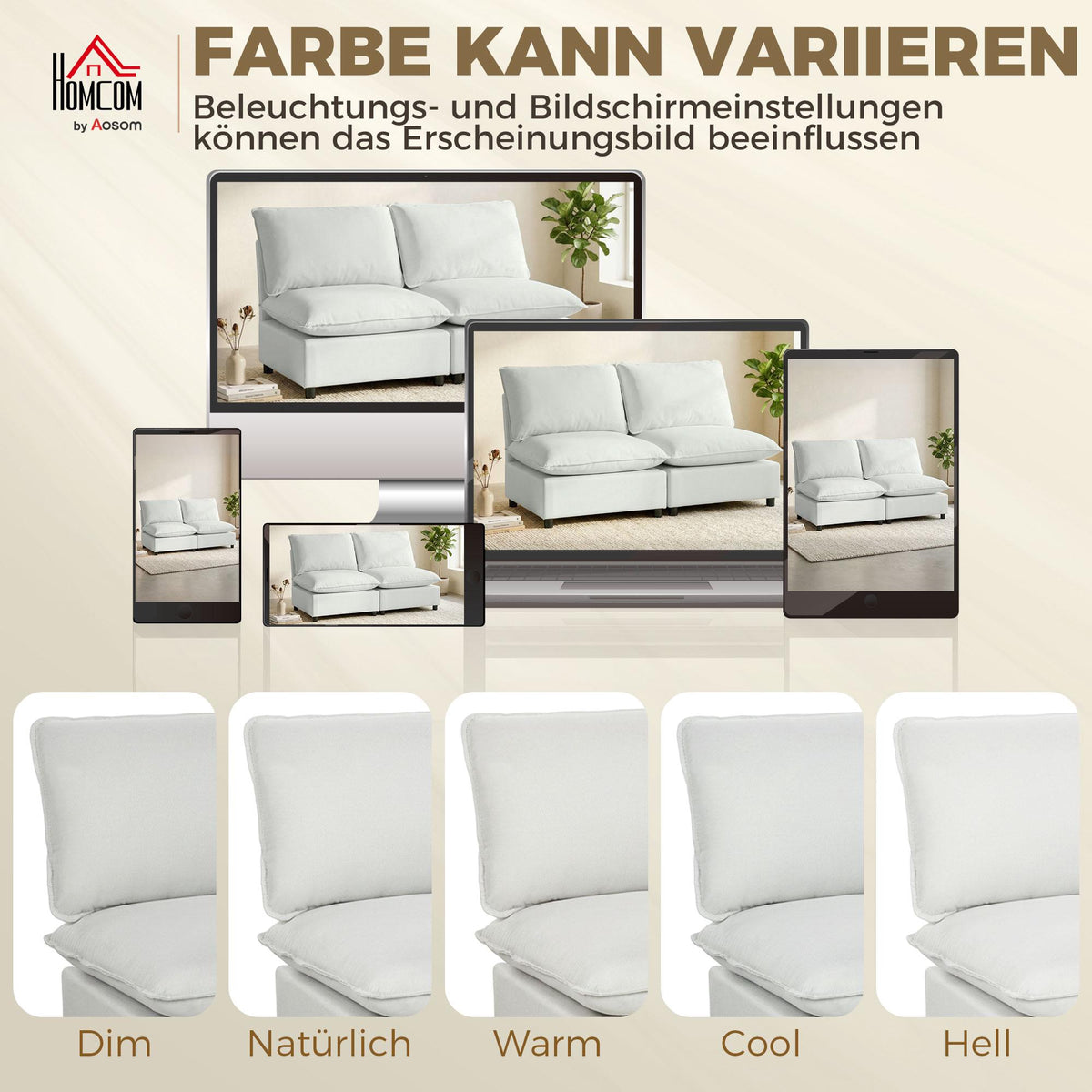 2-Seater Modular Sofa, 146 cm Faux Leather, Grey