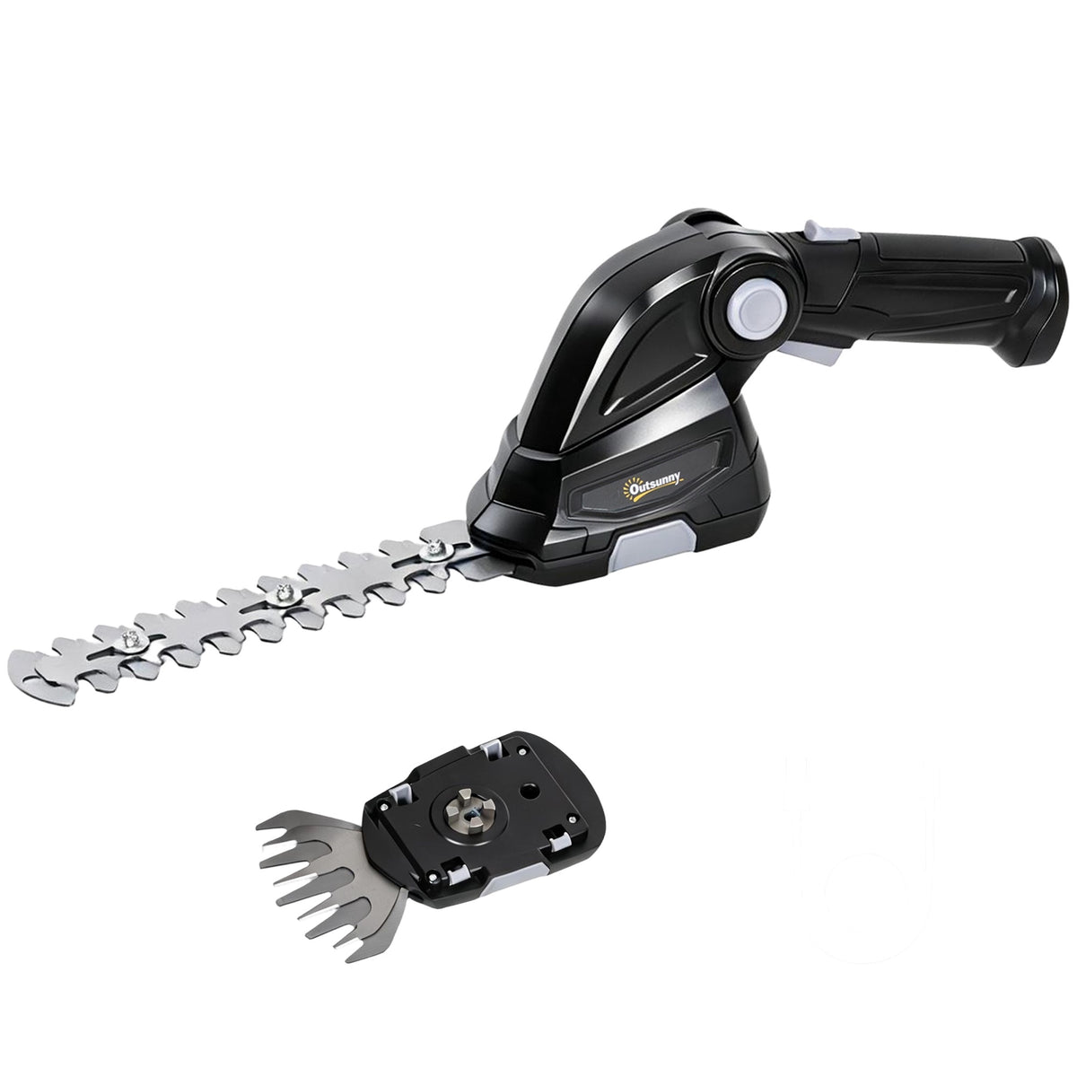 2-in-1 Cordless Hedge & Grass Shear, 7.2V, Rechargeable