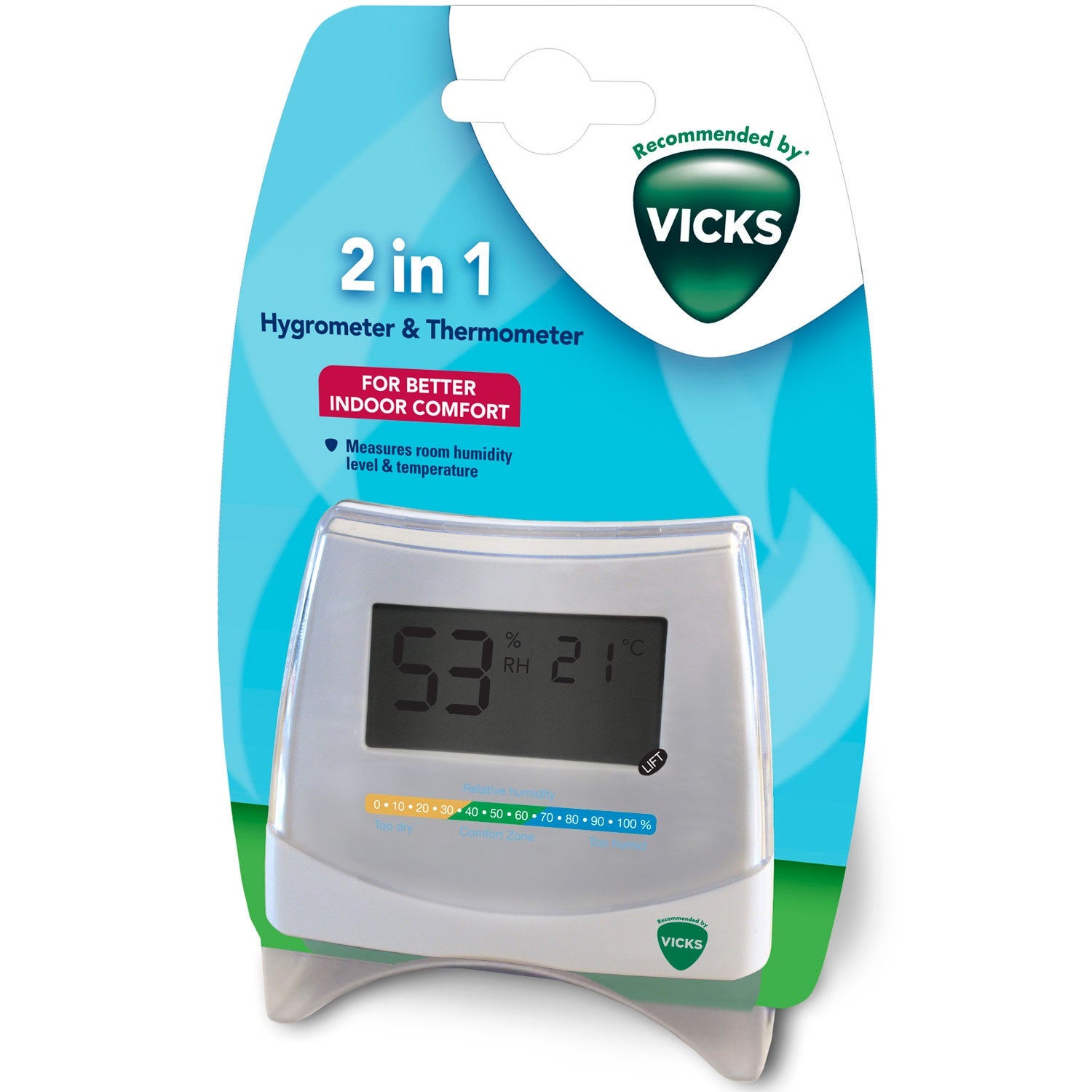 2 in 1 Hygrometer & Thermometer V70