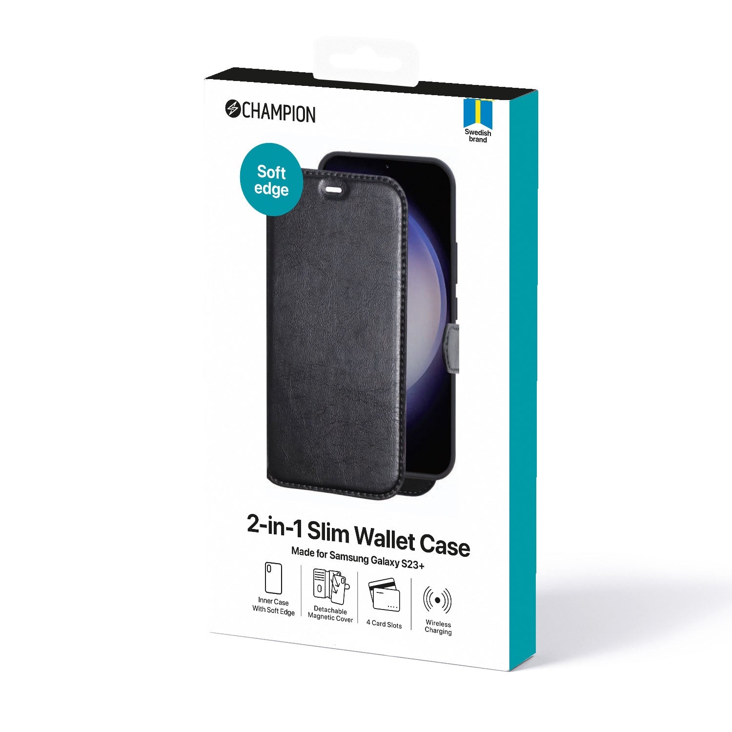 2-in-1 Slim Wallet Case Galaxy S23+