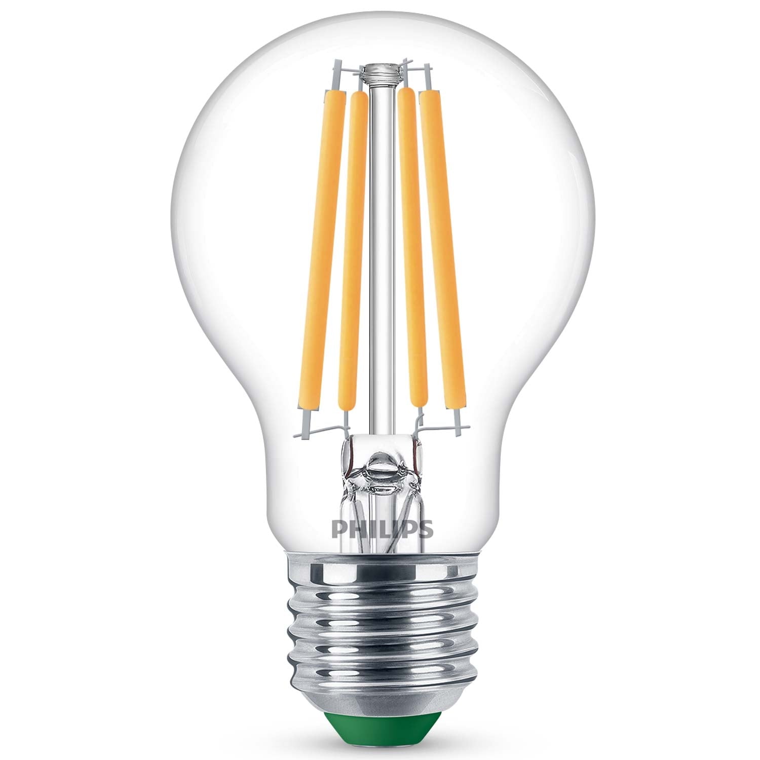 2-pack LED E27 Normal 4W (60W) Clear 840lm 2700K Energy class A