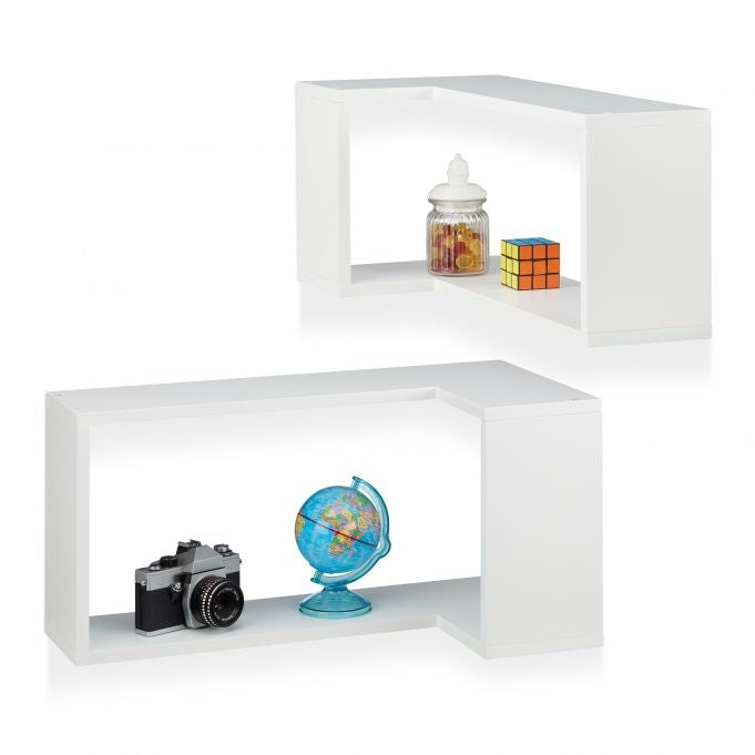2 pcs. corner shelves