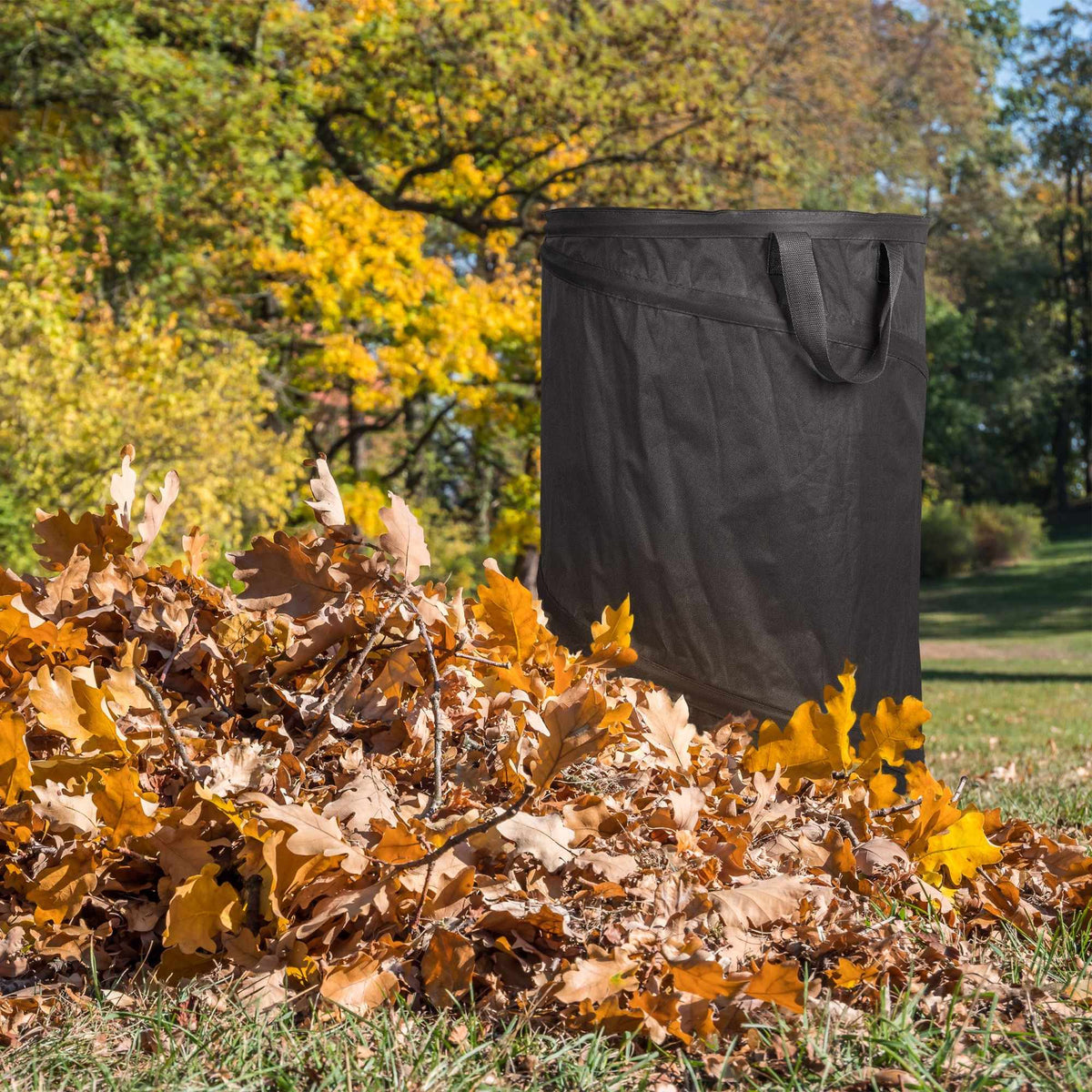 2 pcs. garden bags 120-liter black