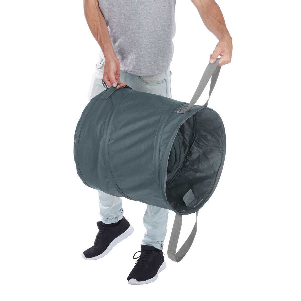 2 pcs. garden sacks 120-litre grey