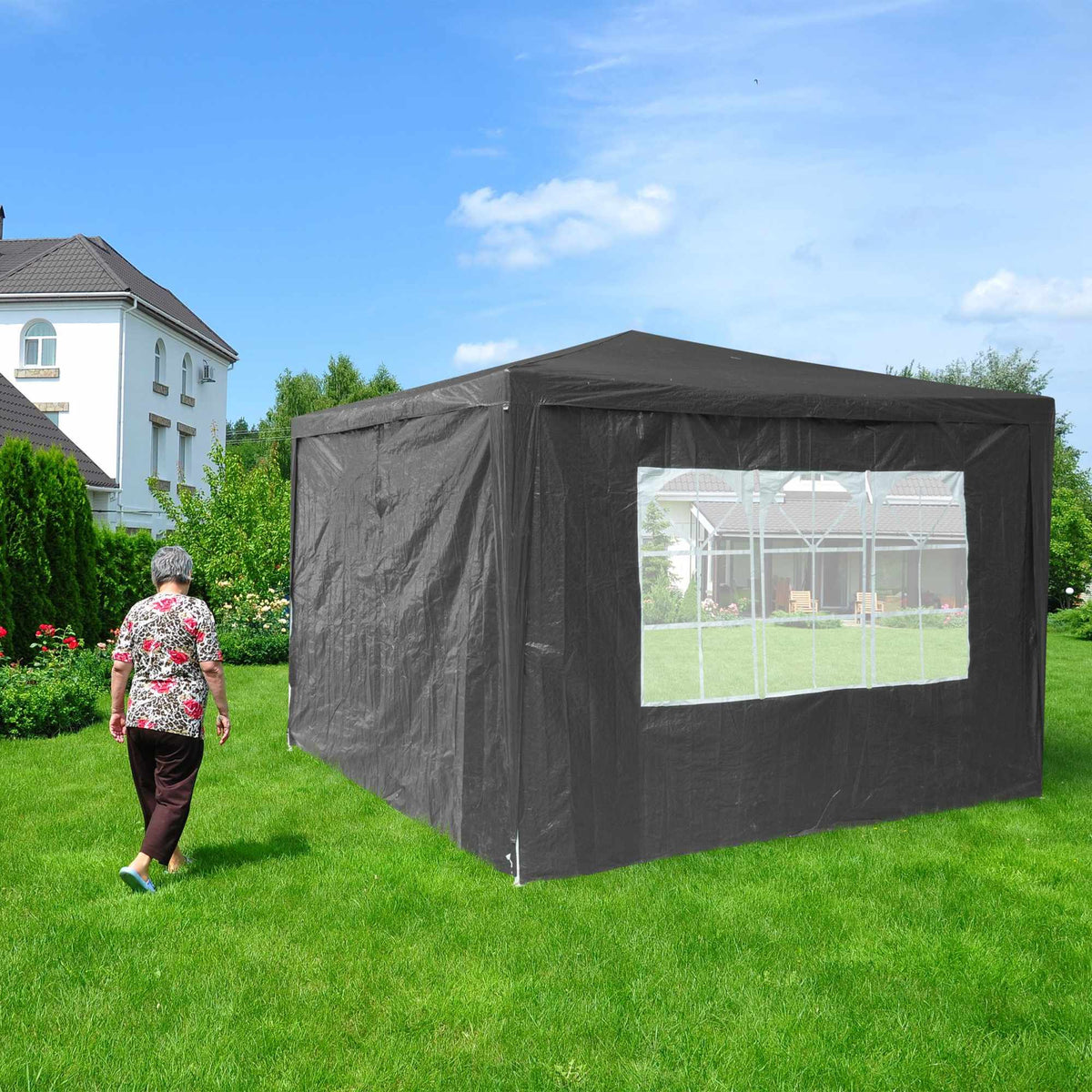 2 pcs. side walls for party tents