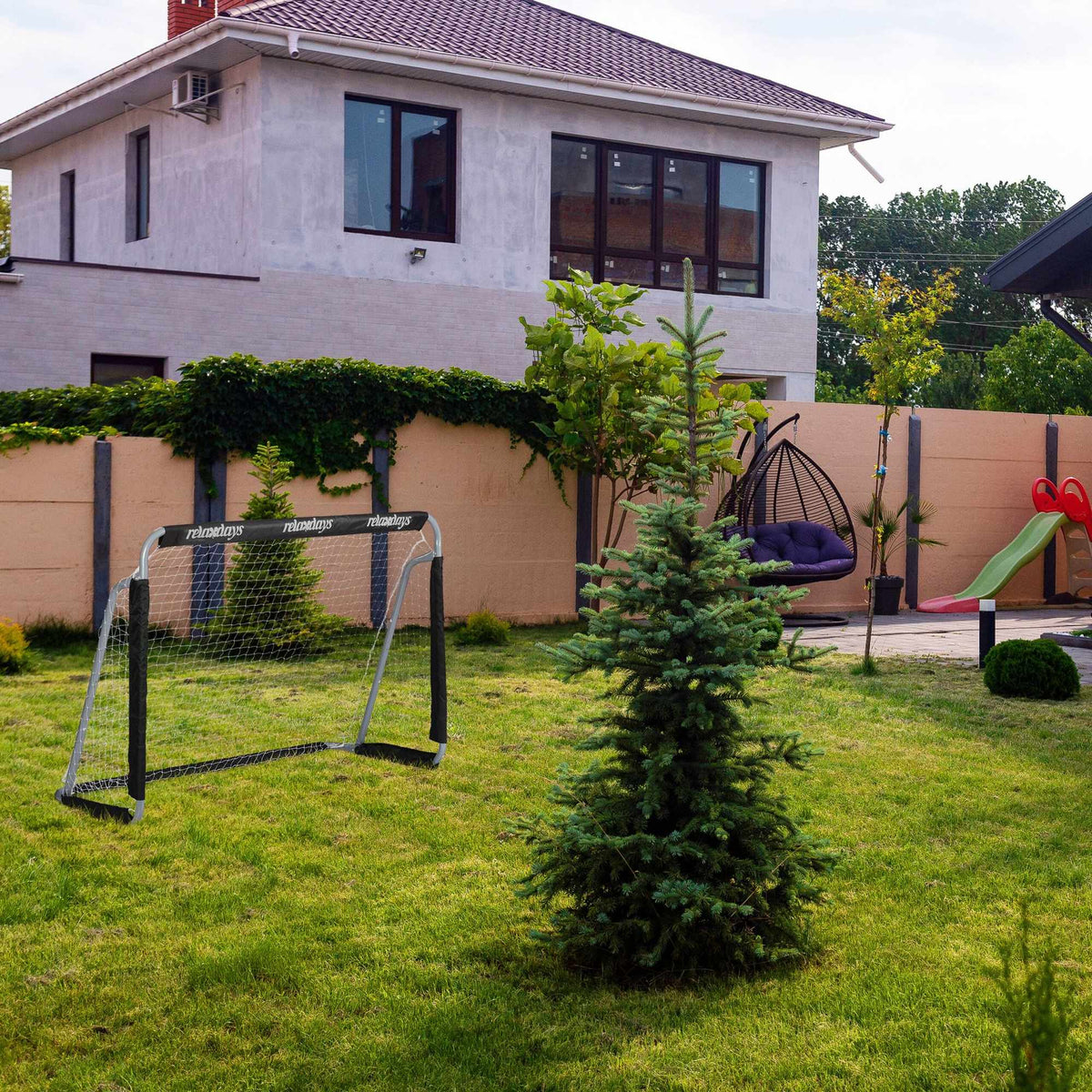 2 pcs. soccer goal in black