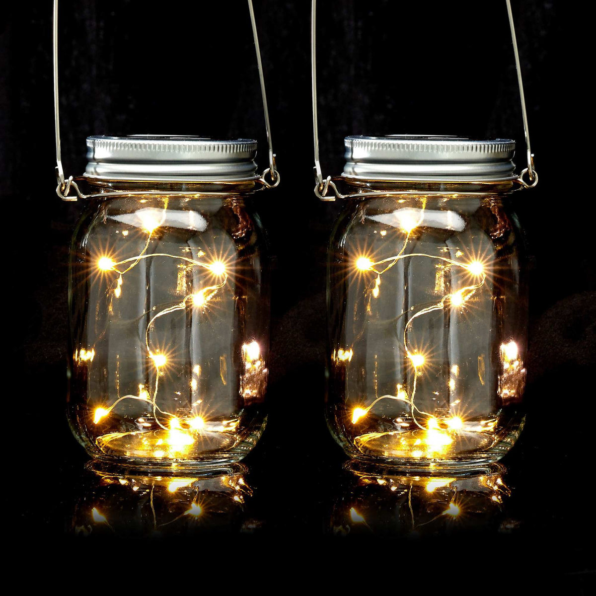 2 pcs. solar lanterns with LED