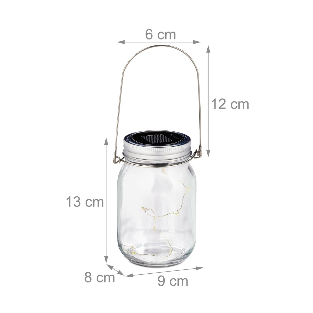 2 pcs. solar lanterns with LED