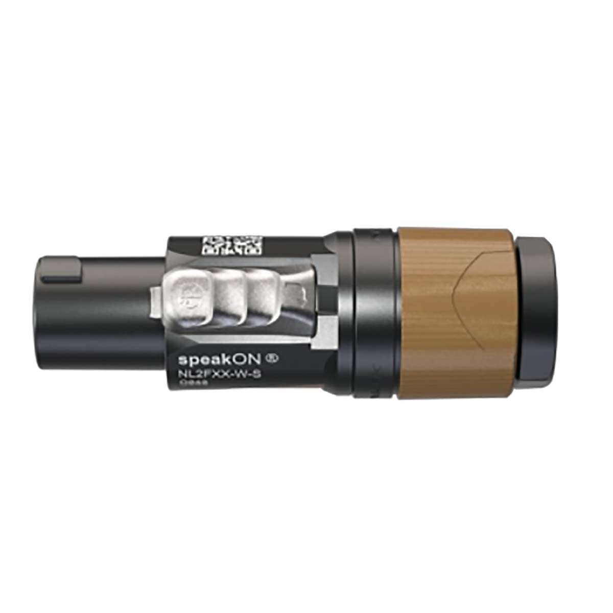 2 pin cable connector, chuck type strain relief