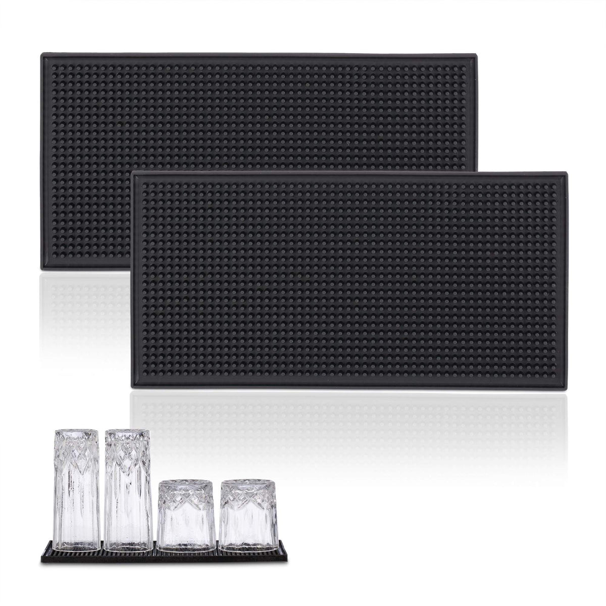2x bar mat 30x15 cm